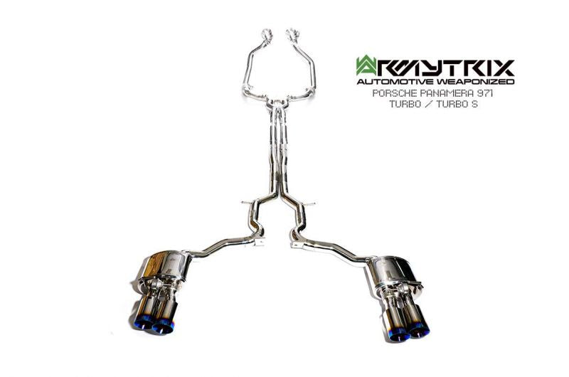 Armytrix Stainless Steel Valvetronic Cat Back Exhaust System Porsche Panamera Turbo/ Turbo Sport/GTS/ GTS Sport 971 17+