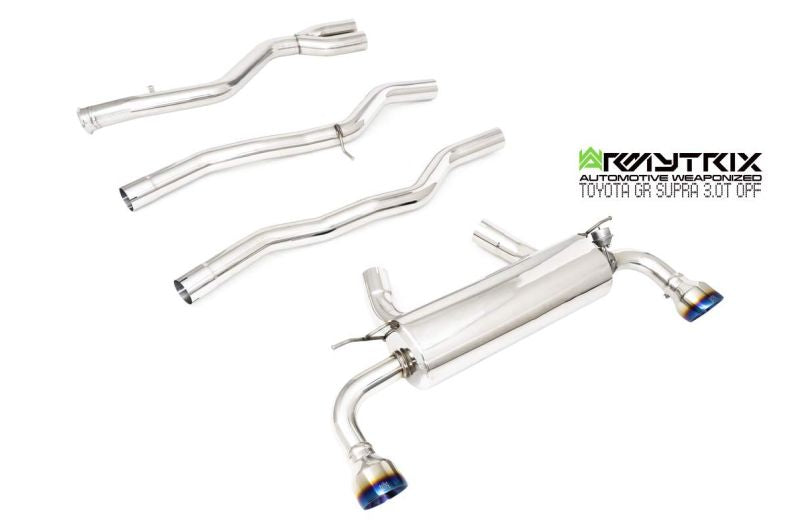 Armytrix Stainless Steel Valvetronic Cat Back Exhaust System Wireless Remote Toyota GR Supra A90/91 OPF 19+ (OPF)
