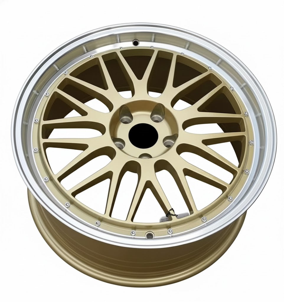 WWC 3S215 | Deep-Dish Split-Spoke Flow-Form Wheel – Bronze Machine Lip
