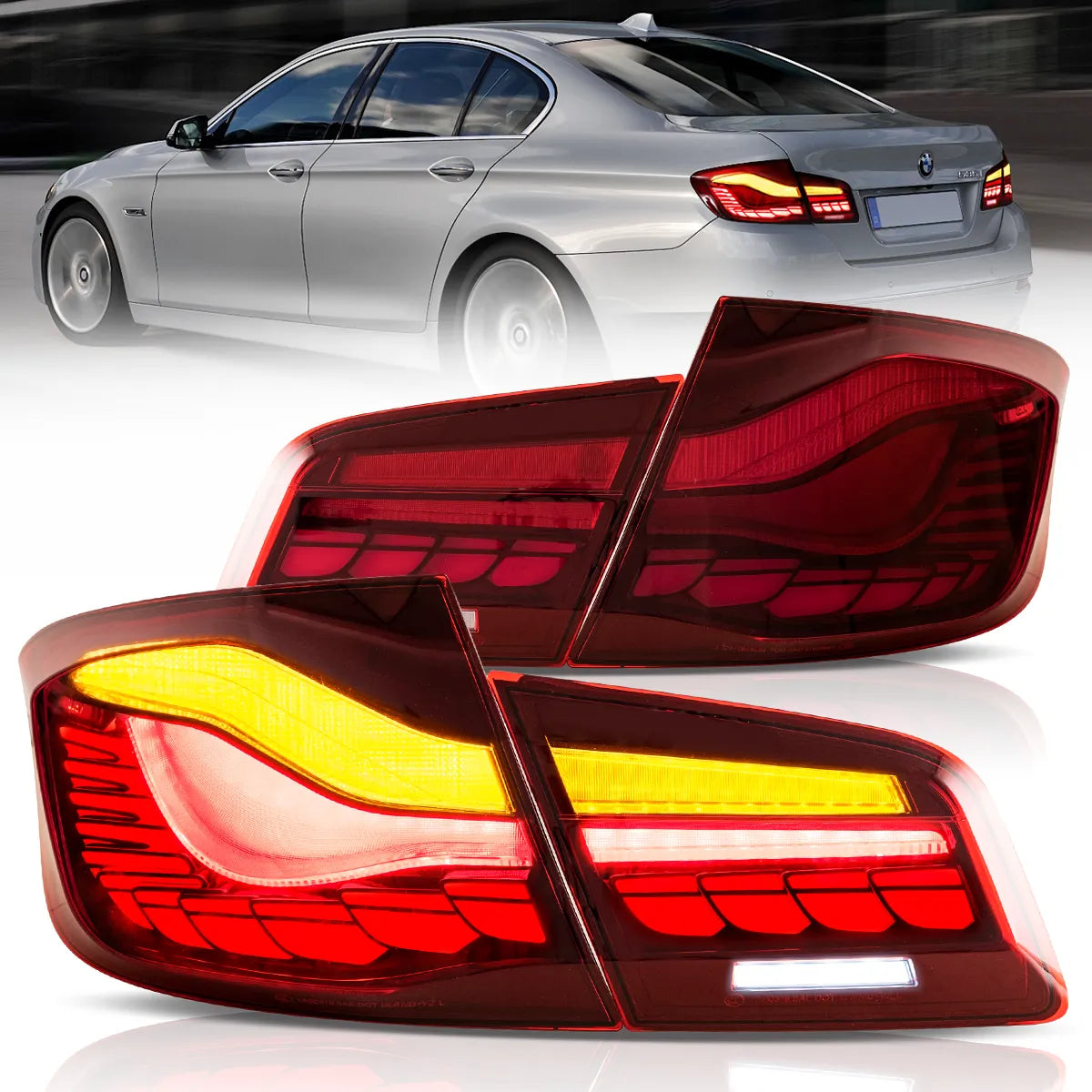 OLED Tail Lights For 2011-2017 BMW 5 Series M5 F10/F18