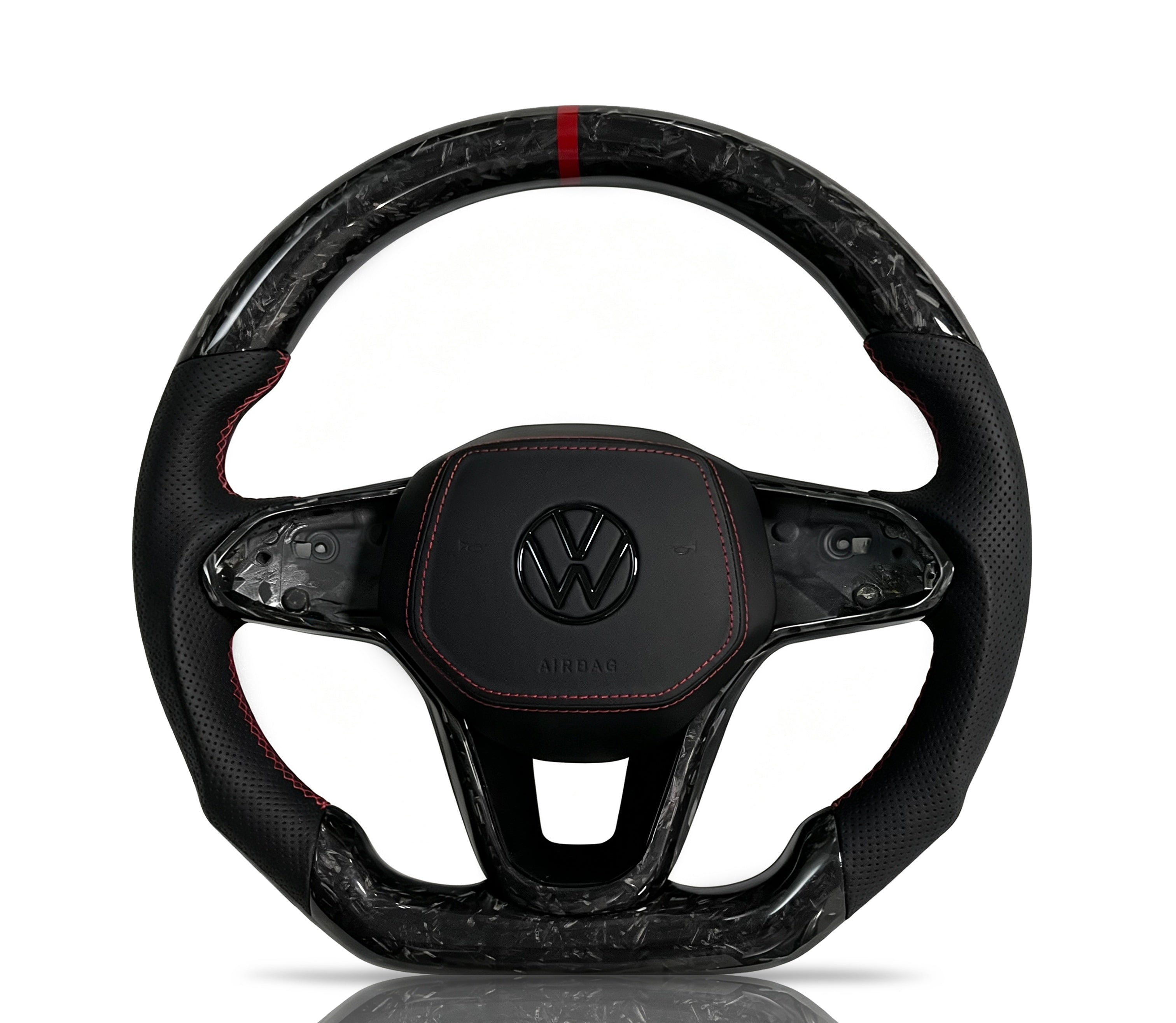 Vero Motorsport Volkswagen Golf Forged Carbon Fibre & Perforated Leather Steering Wheel (Design 18)