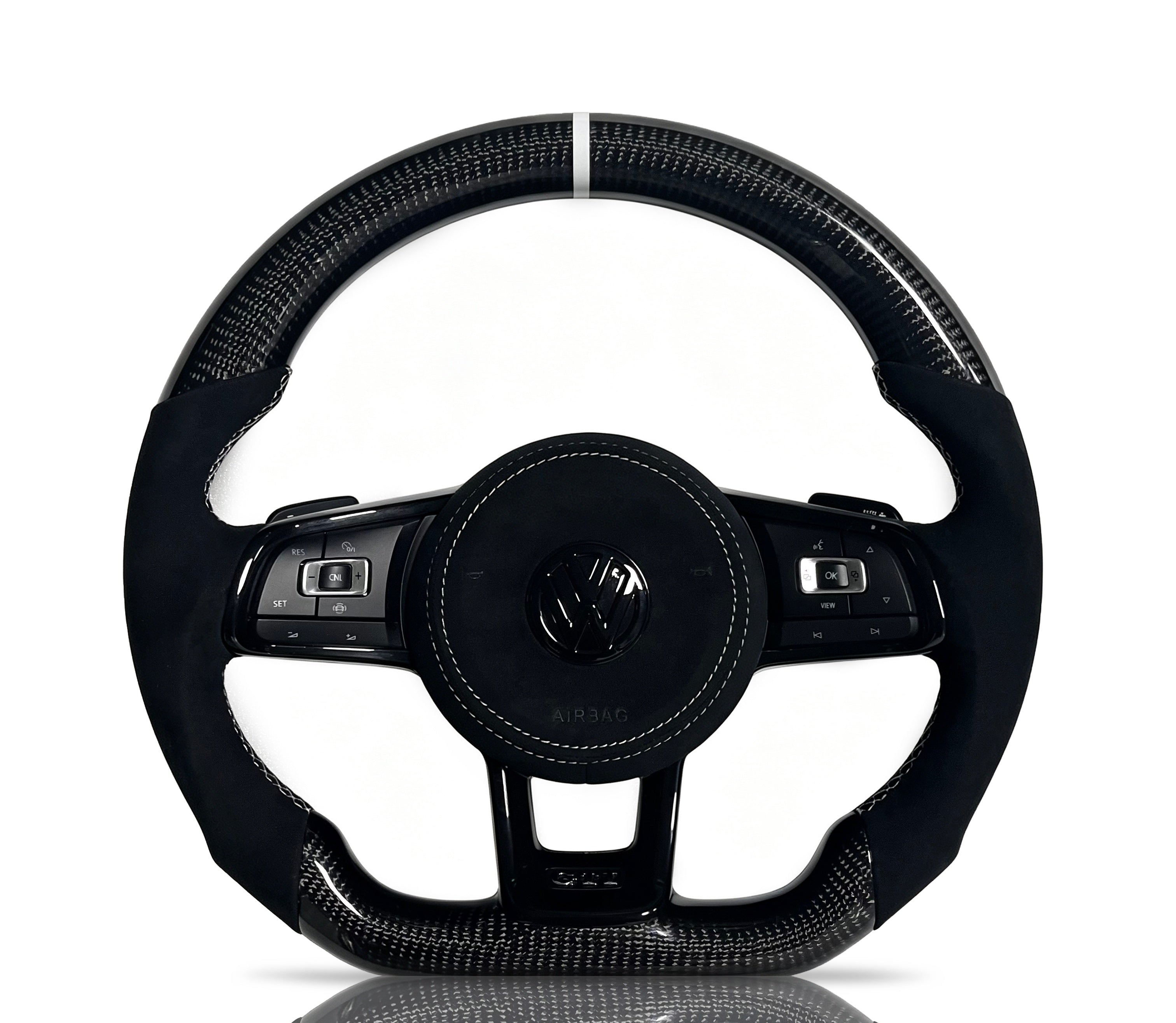 Vero Motorsport Volkswagen Golf Carbon Fibre & Alcantara Steering Wheel (Design 22)