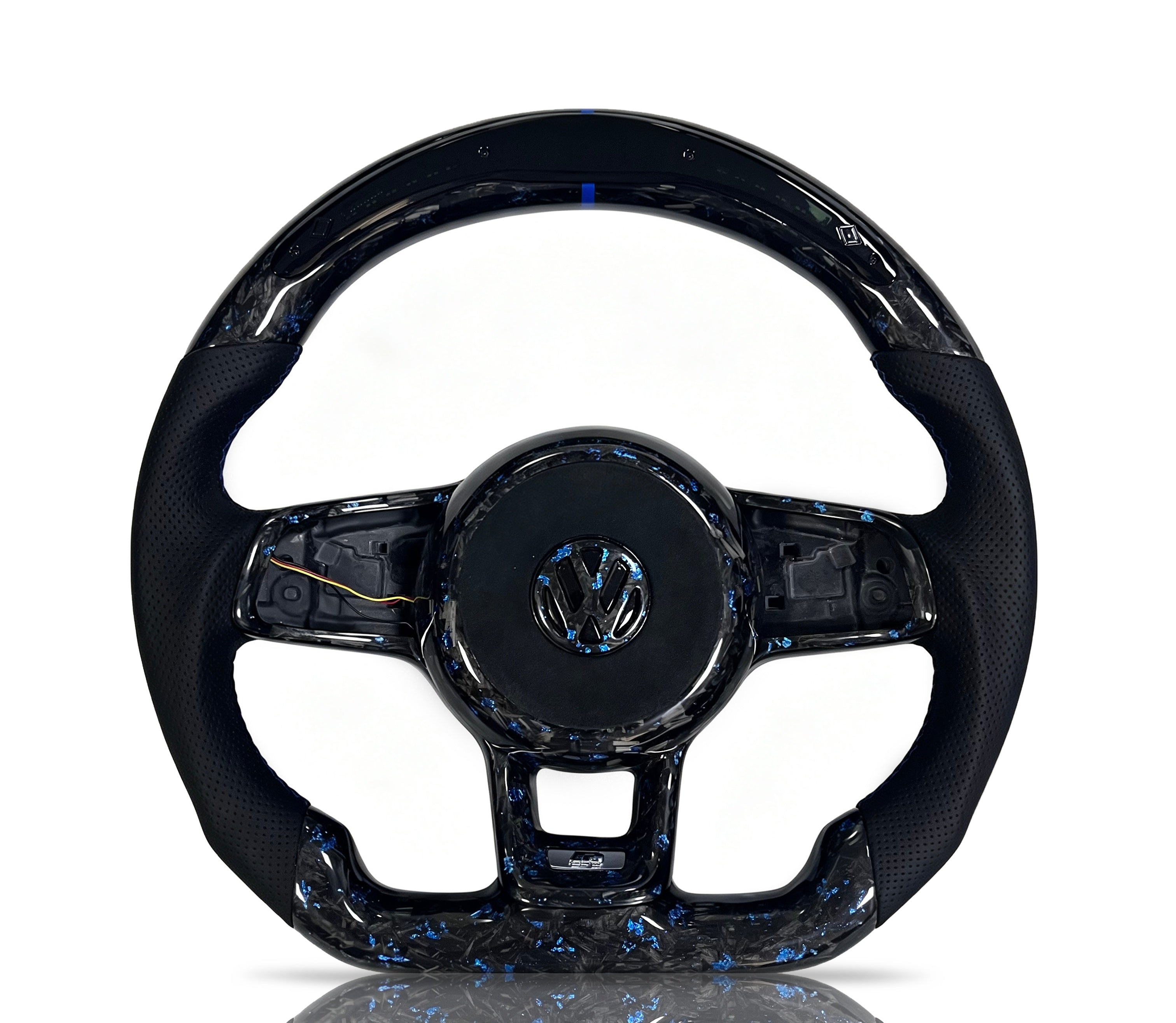 Vero Motorsport Volkswagen Golf Forged Carbon Fibre & Perforated Leather Steering Wheel (Design 25)