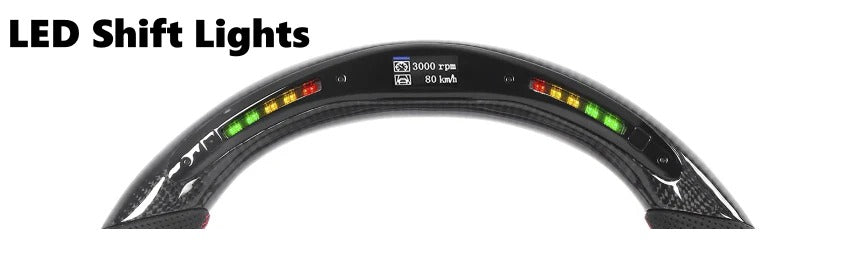 Steering wheel on a clean white background