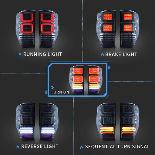 VLAND 2011-2022 FORD RANGER LED SEQUENTIAL TAIL LIGHTS