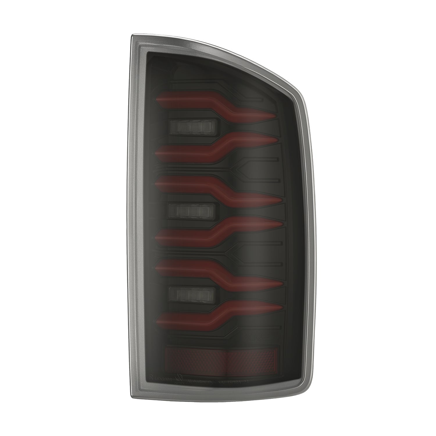 02-06 Dodge Ram 1500/03-06 Dodge Ram 2500/3500 Truck LUXX-Series LED Tail Lights Black-Red