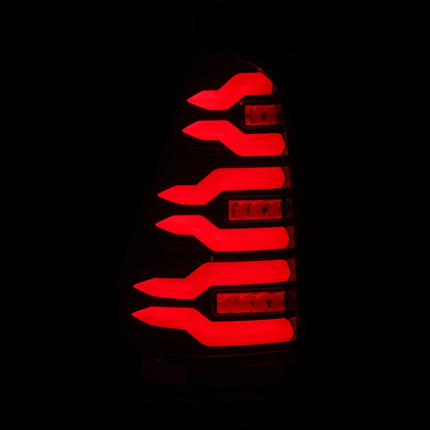 03-09 Toyota 4Runner LUXX-Series LED Tail Lights Black-Red