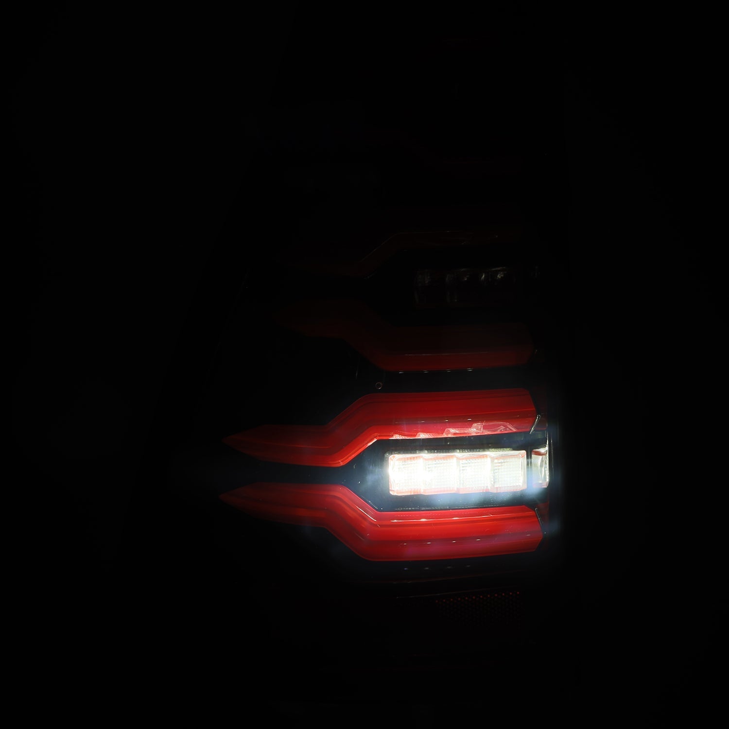 03-09 Toyota 4Runner LUXX-Series LED Tail Lights Black-Red