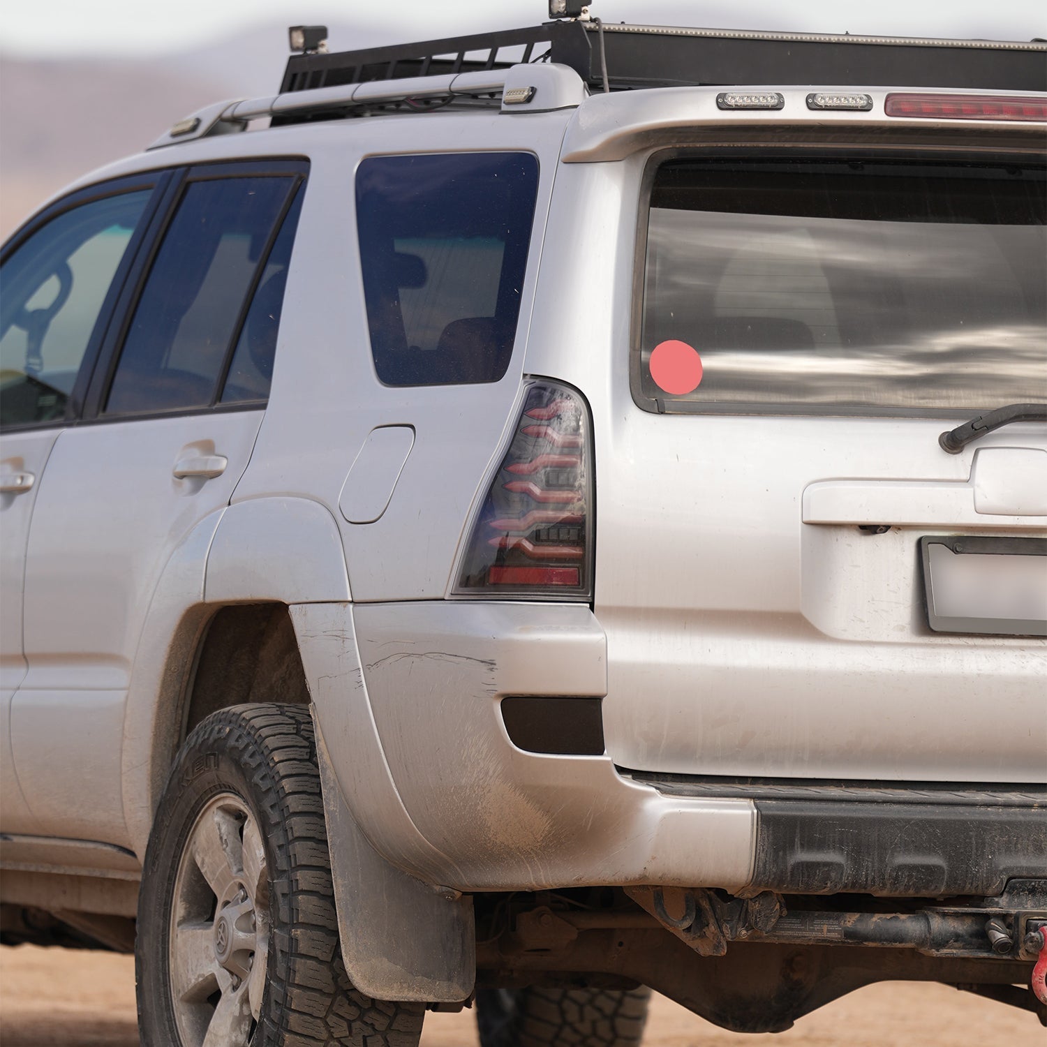 03-09 Toyota 4Runner LUXX-Series LED Tail Lights Black-Red