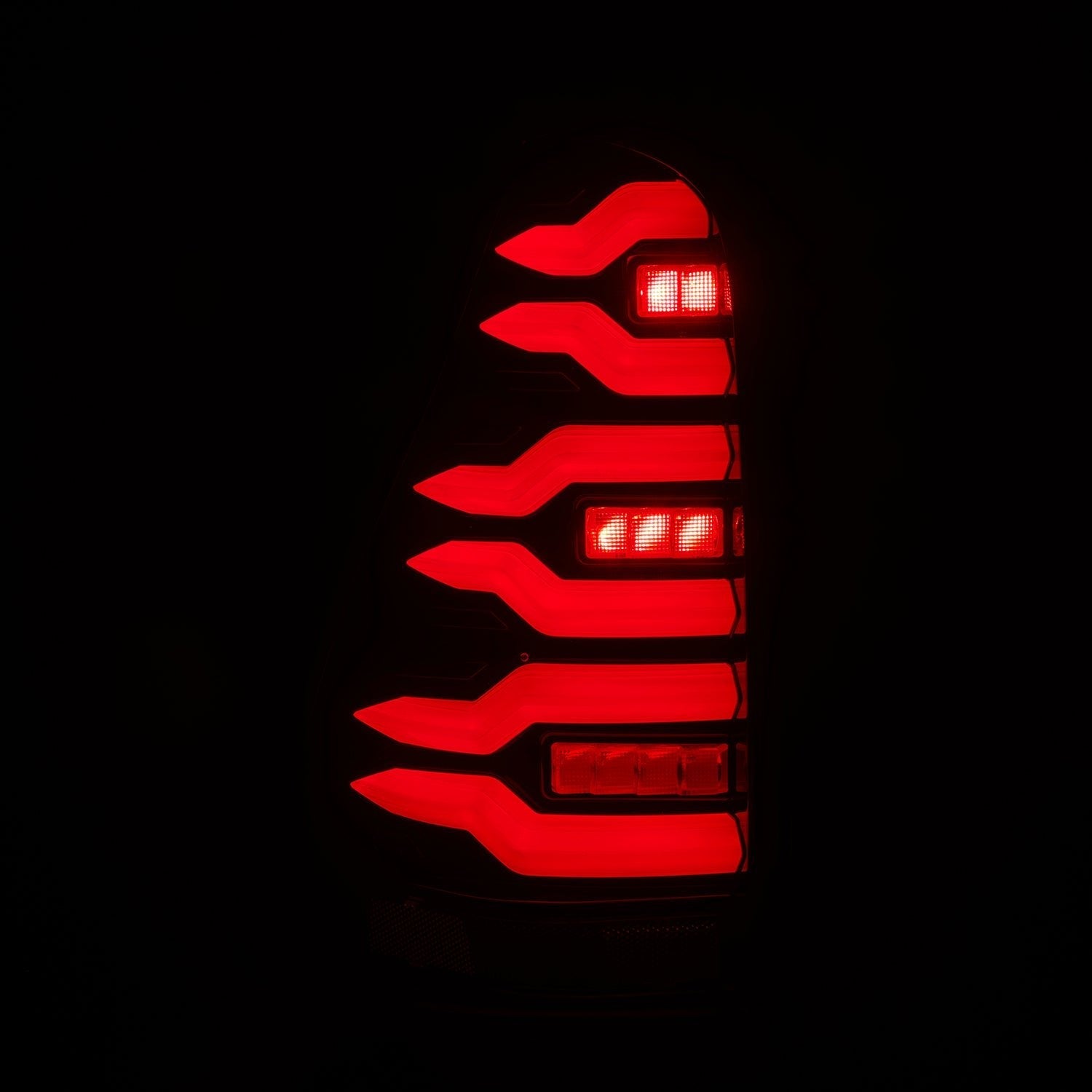 03-09 Toyota 4Runner LUXX-Series LED Tail Lights Black-Red