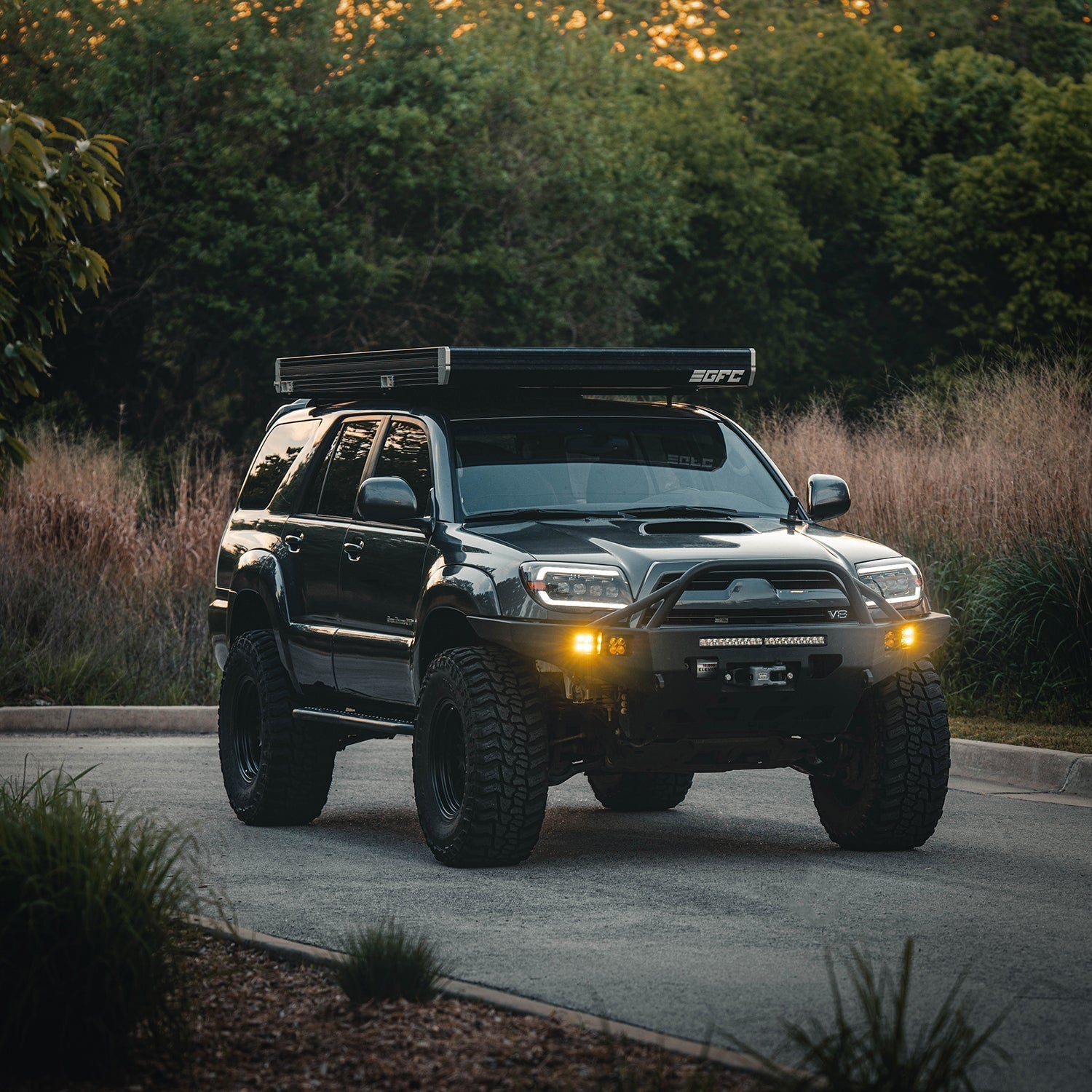 03-09 Toyota 4Runner NOVA-Series LED Projector Headlights Alpha-Black