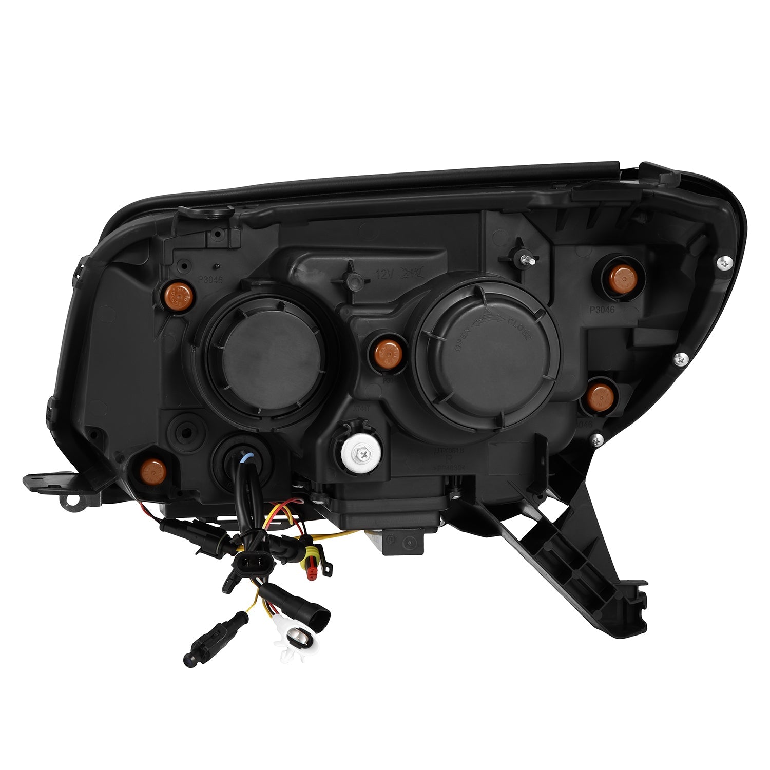 03-09 Toyota 4Runner PRO-Series Halogen Projector Headlights Black