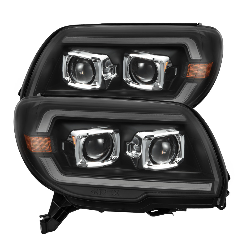 03-09 Toyota 4Runner PRO-Series Halogen Projector Headlights Black