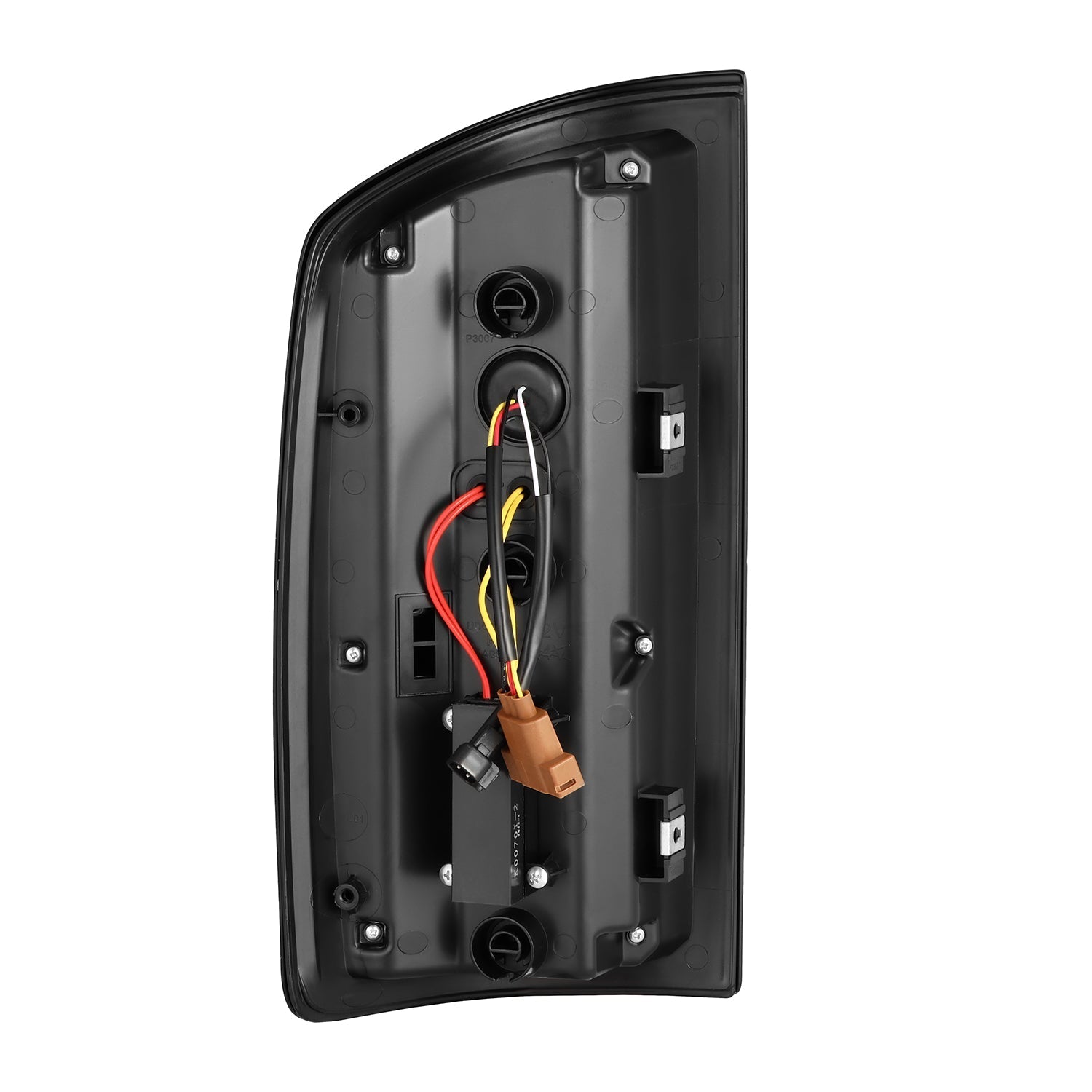 07-08 Dodge Ram 1500/07-09 Dodge Ram 2500/3500 Truck LUXX-Series LED Tail Lights Black-Red
