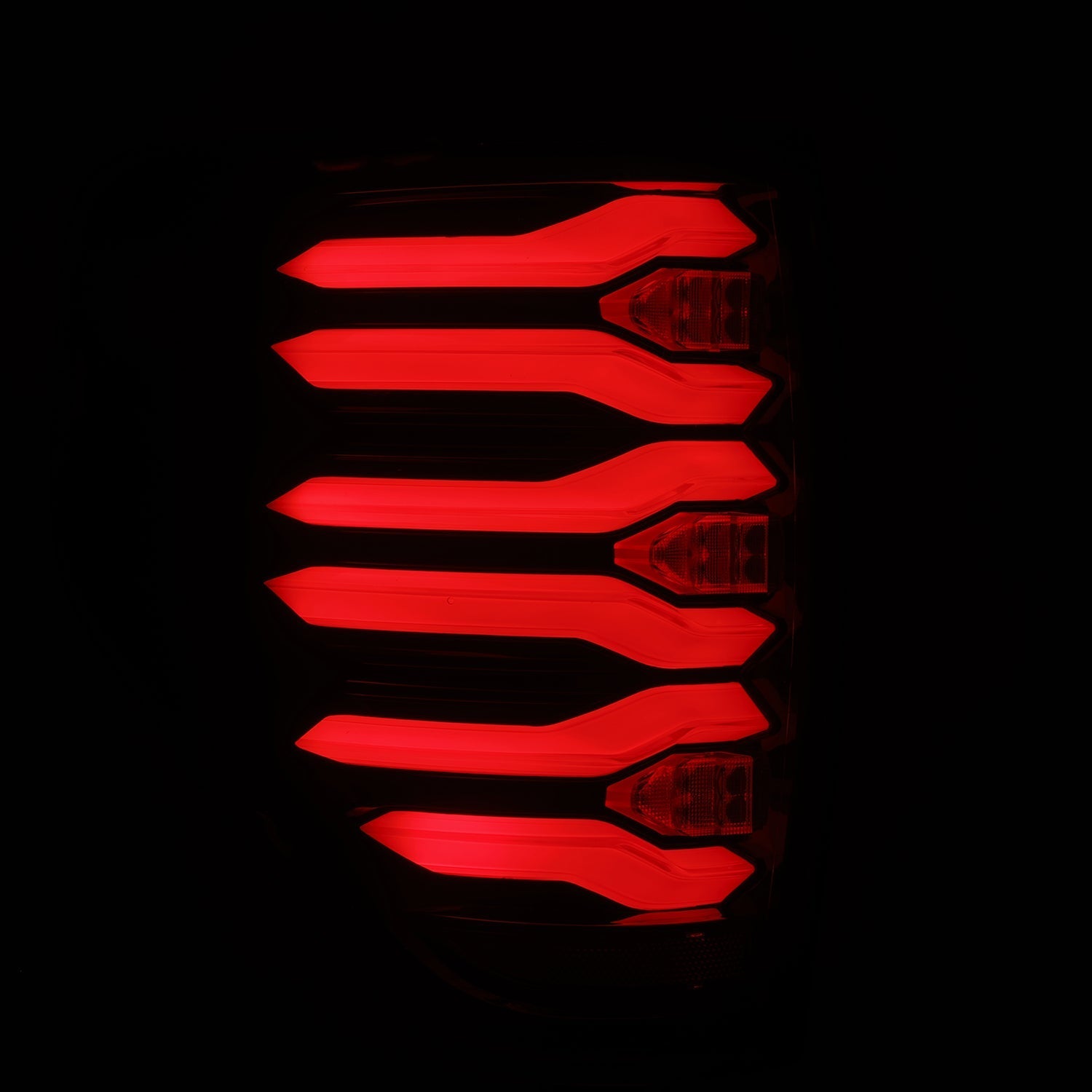 09-14 Ford F150 LUXX-Series LED Tail Lights Black-Red