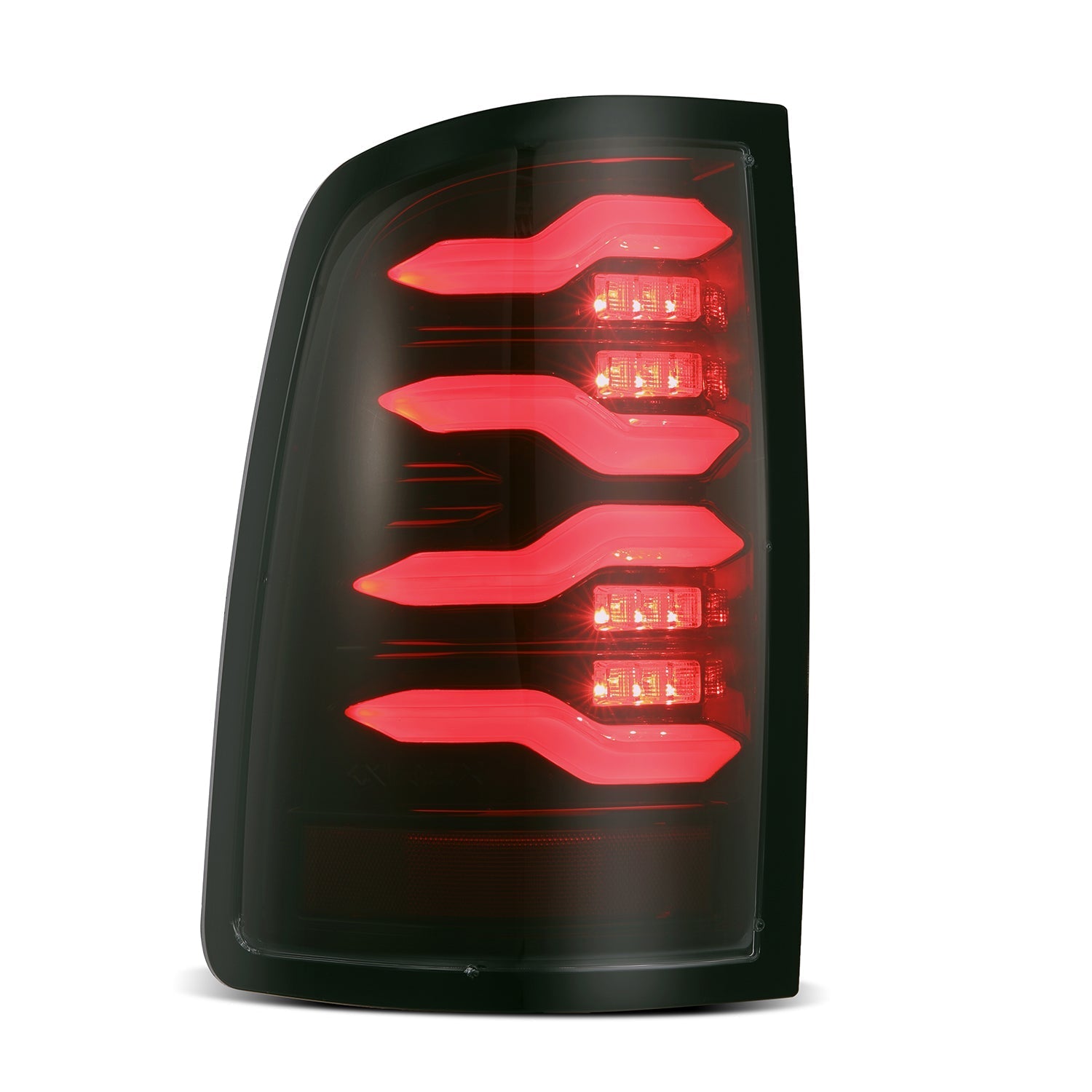 09-18 Ram Truck LUXX-Series LED Tail Lights Black-Red
