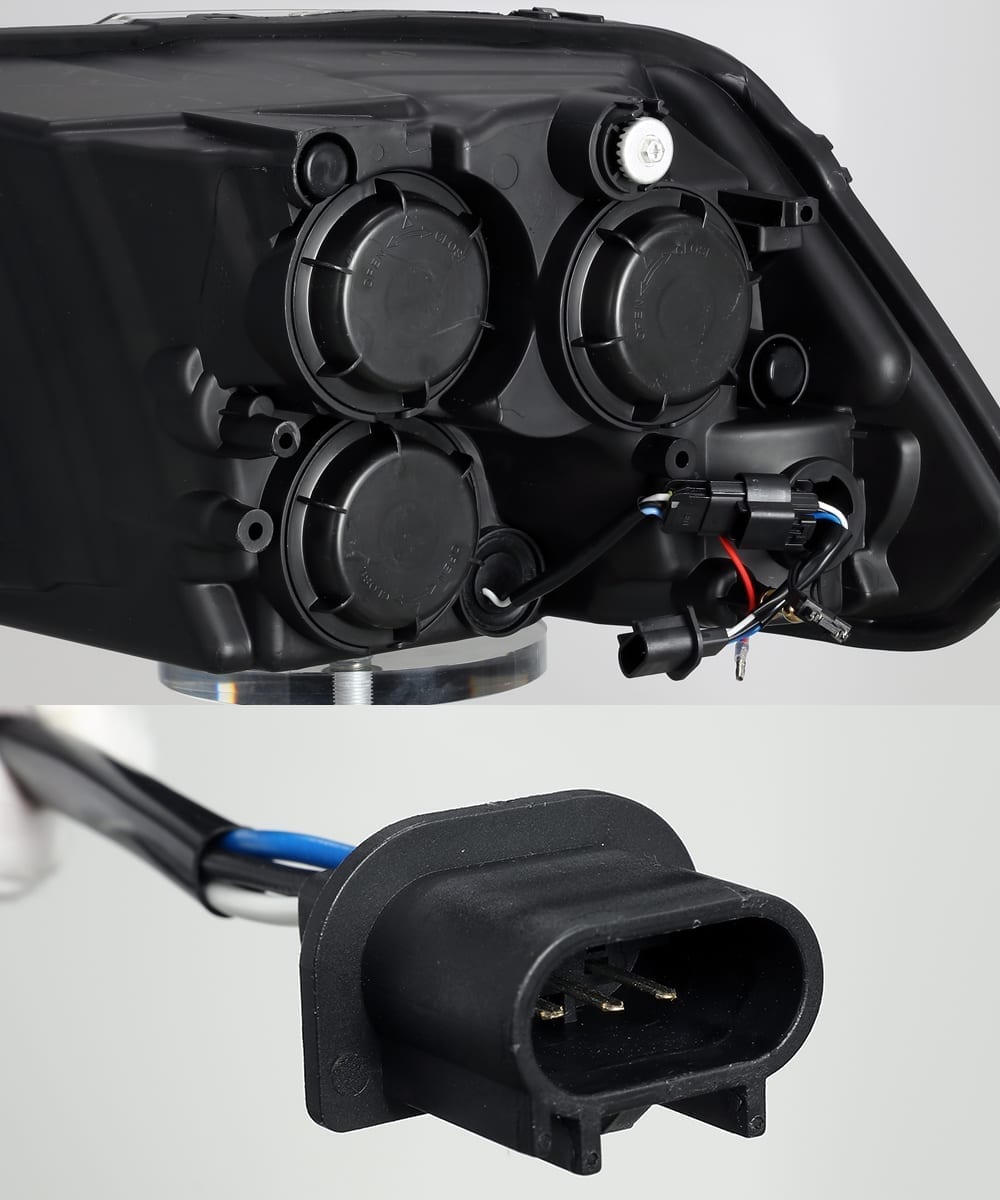 09-18 Ram Truck MK II PRO-Series Halogen Projector Headlights Black