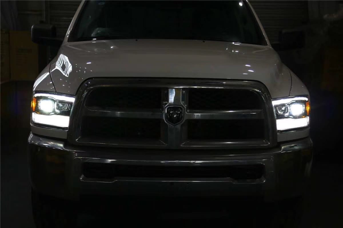 09-18 Ram Truck MK II PRO-Series Halogen Projector Headlights Black