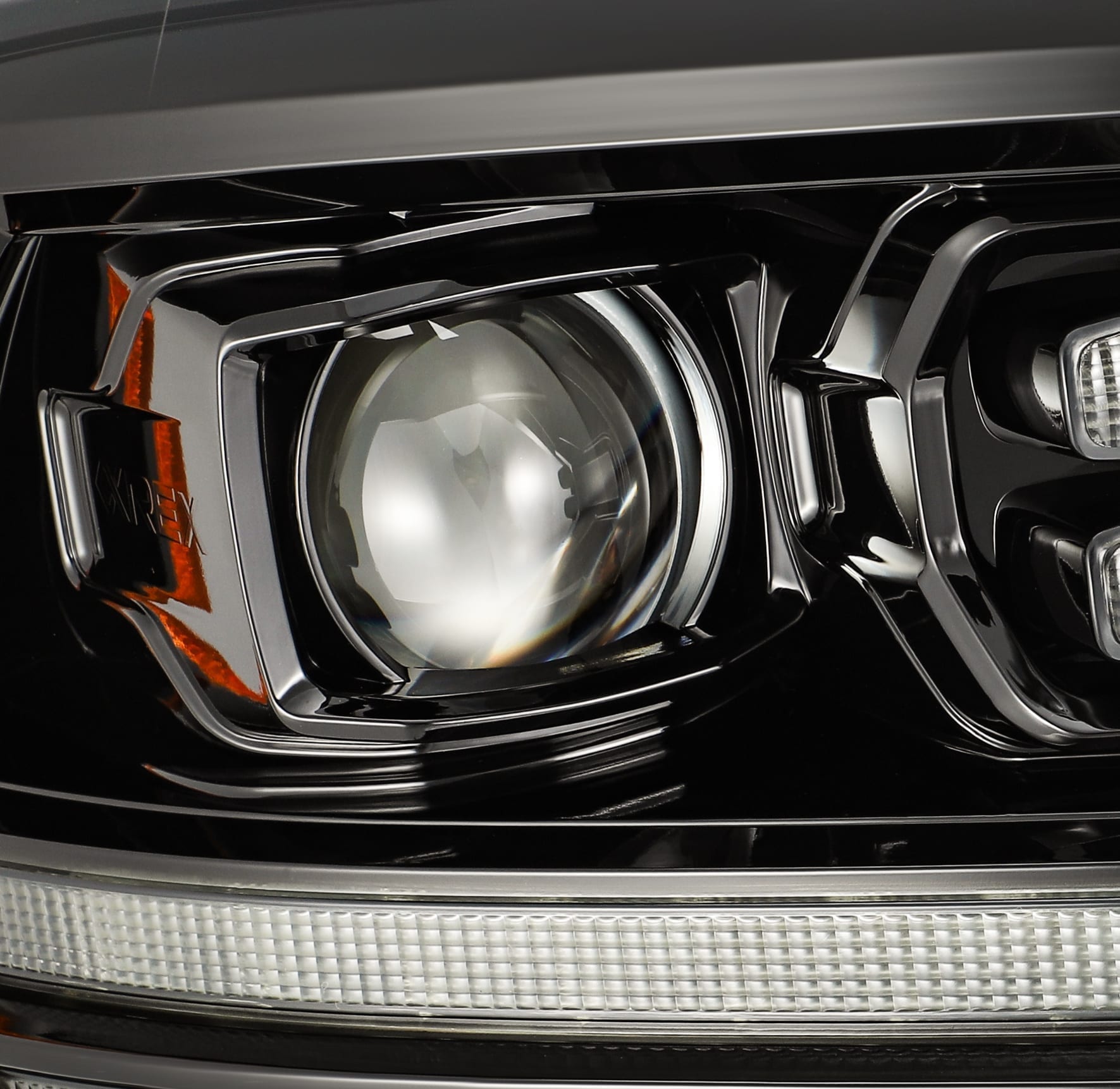 09-18 Ram Truck PRO-Series (5th Gen 2500 Style) Projector Headlights Alpha-Black
