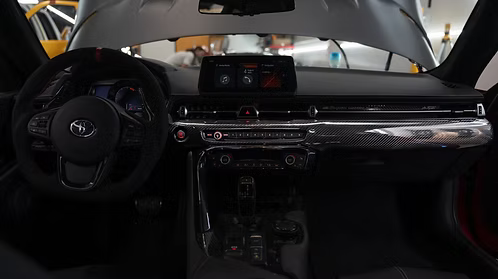 A90 Toyota Supra Carbon Fibre Passenger Dash Trim