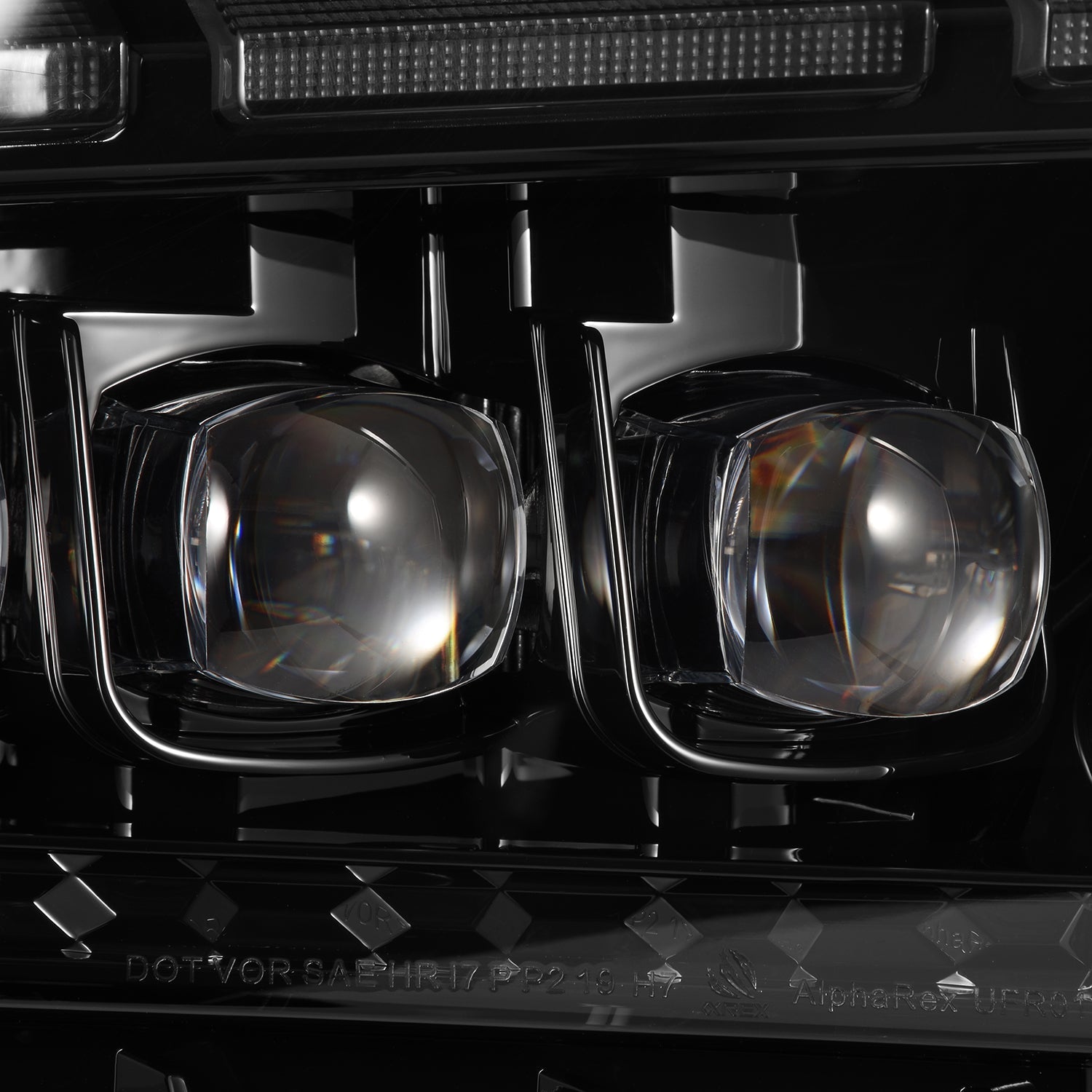 10-12 Ford Mustang MK II NOVA-Series LED Projector Headlights Alpha-Black