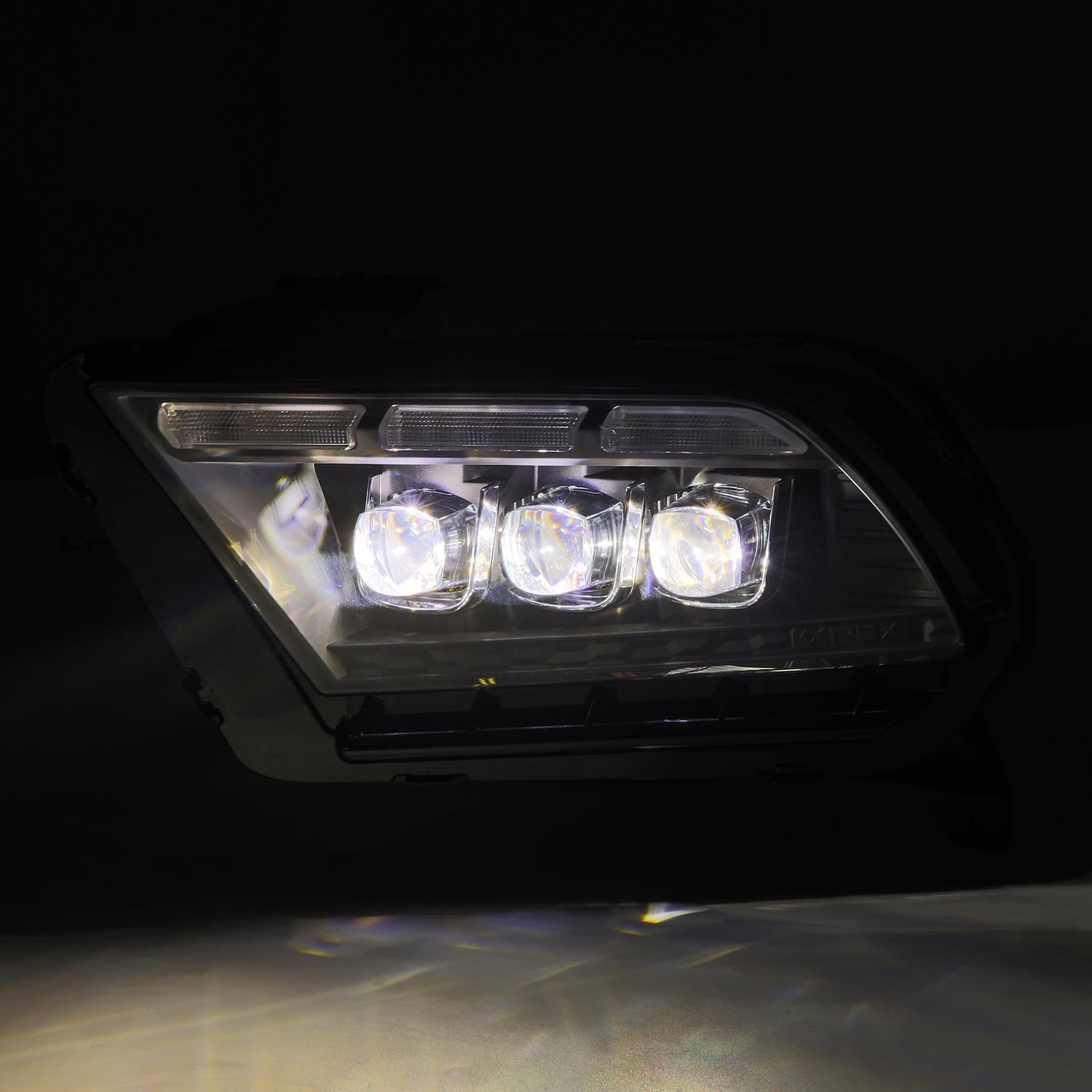 10-12 Ford Mustang MK II NOVA-Series LED Projector Headlights Black