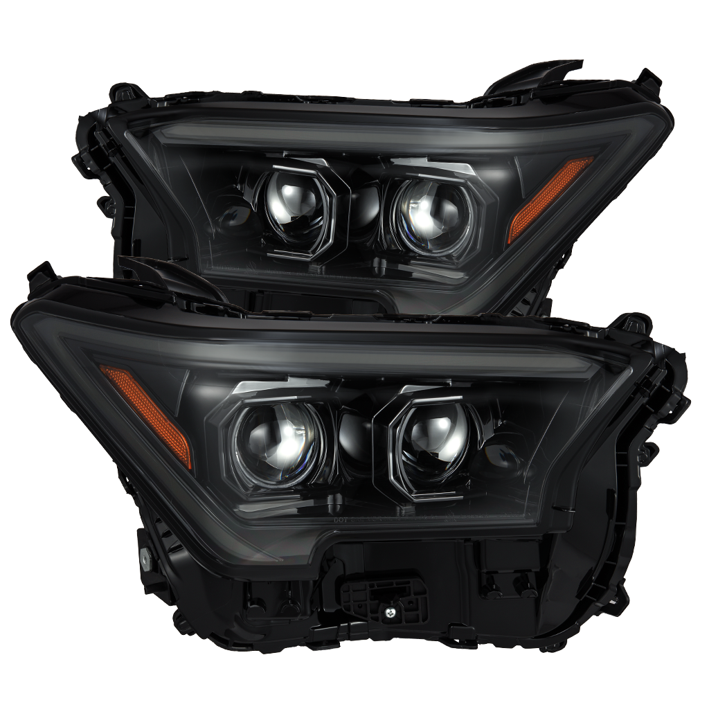 24-26 Toyota Tacoma / 25-26 4Runner LUXX-Series LED Projector Headlights Alpha-Black