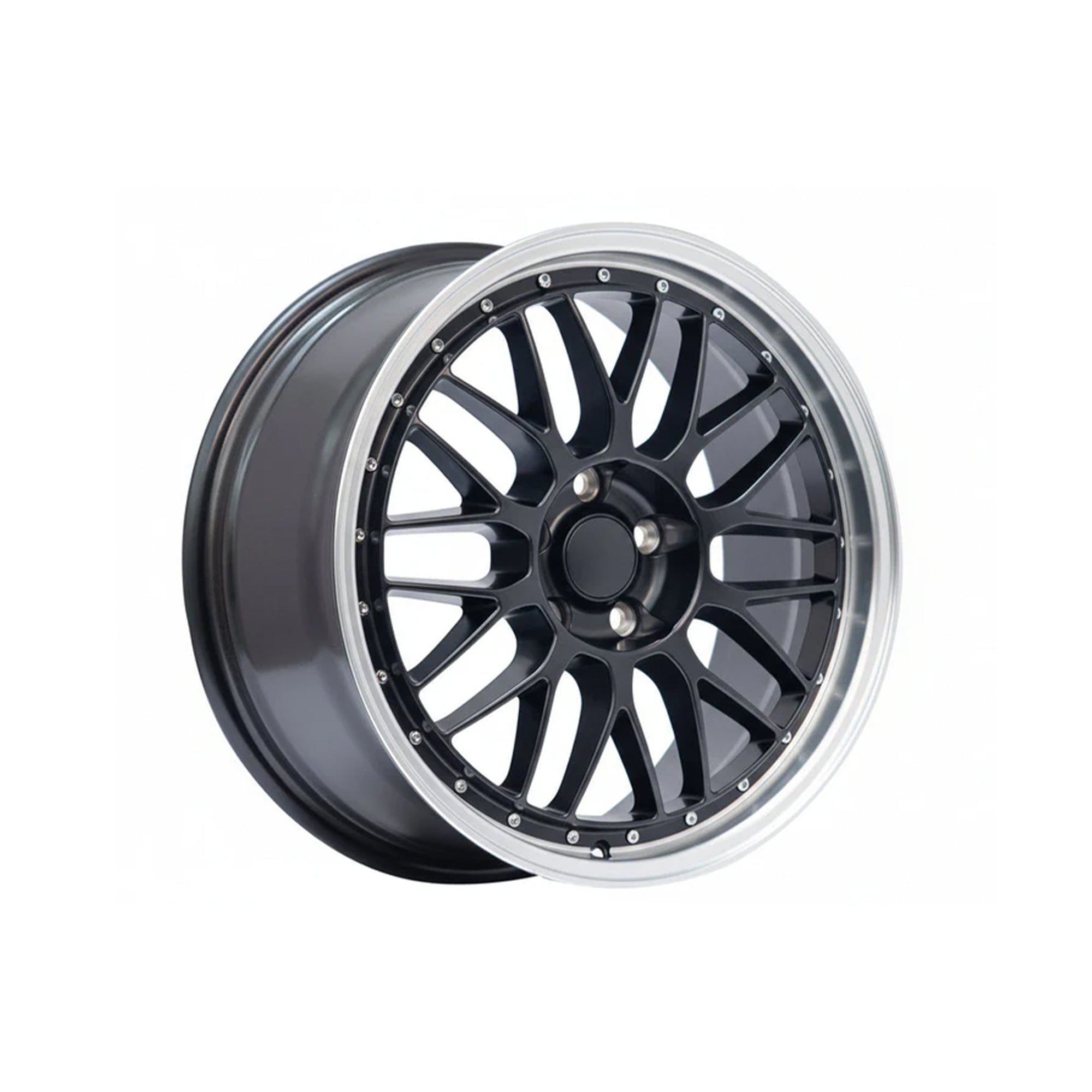 WWC 506 | LeMans Split-Spoke Flow-Form Wheel – Black Machine Lip