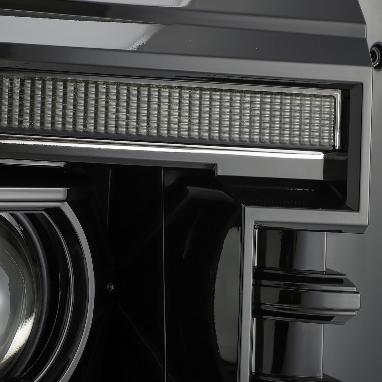 11-16 Ford Super Duty PRO-Series Halogen Projector Headlights Alpha-Black