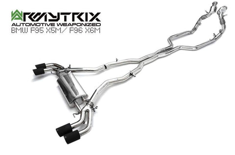 Armytrix Stainless Steel Valvetronic Cat Back Exhaust System BMW X5M F95/X6M F96 20+