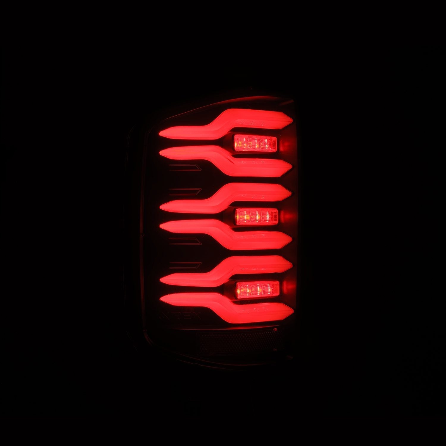 14-18 Chevrolet Silverado 1500 / 15-19 Silverado 2500HD/3500HD / 15-19 GMC Sierra 3500HD Dually LUXX-Series LED Tail Lights Black