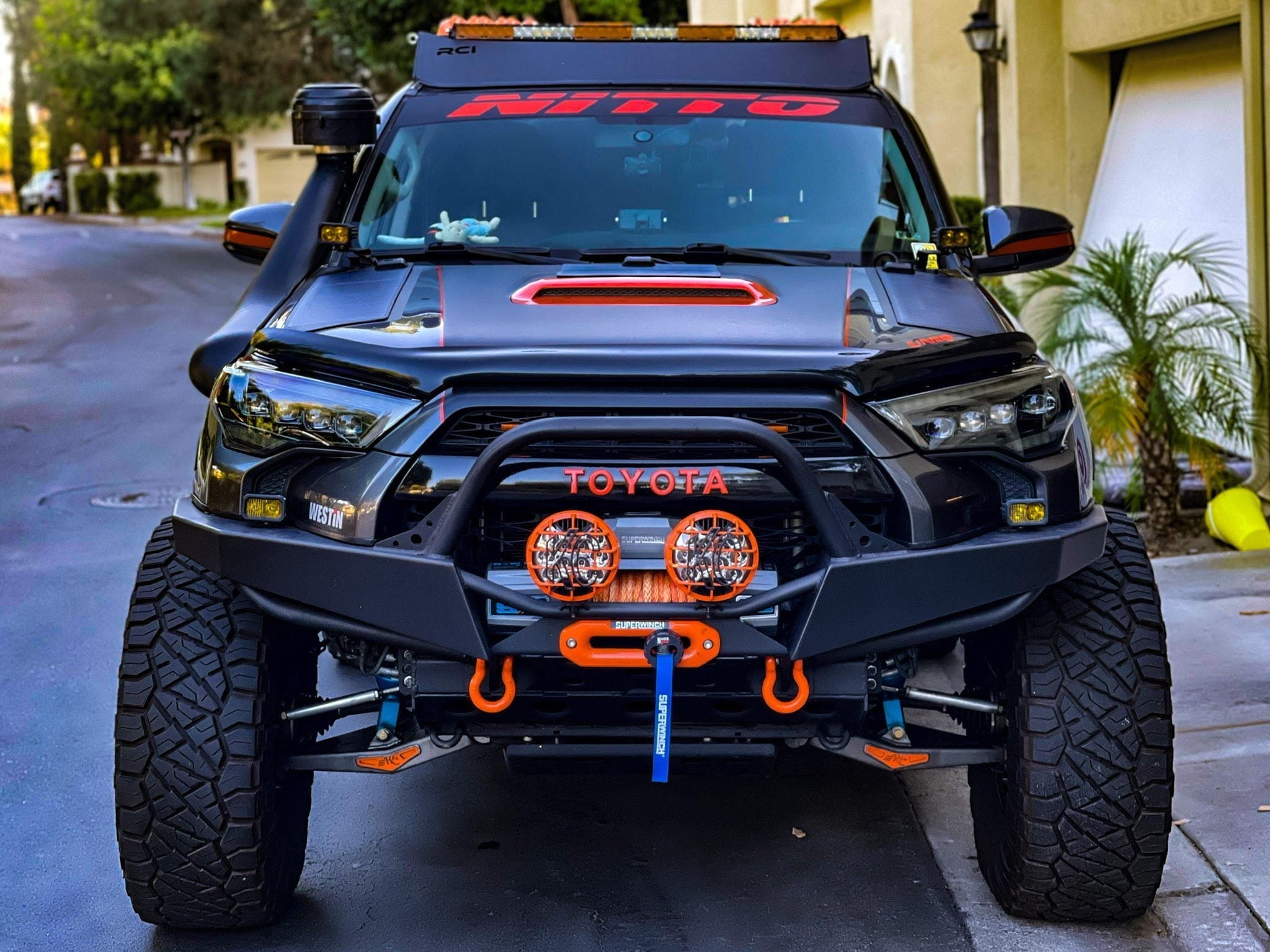 14-24 Toyota 4Runner MK II NOVA-Series LED Projector Headlights Alpha-Black