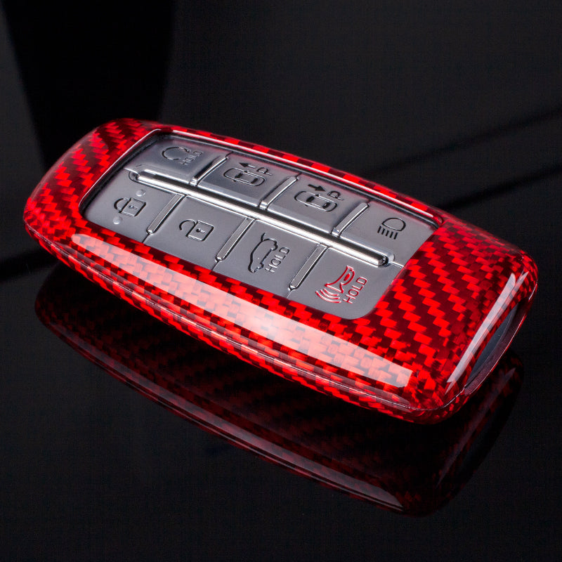 Genesis Carbon Fiber Key Cover – GV70 / GV80 / GV90