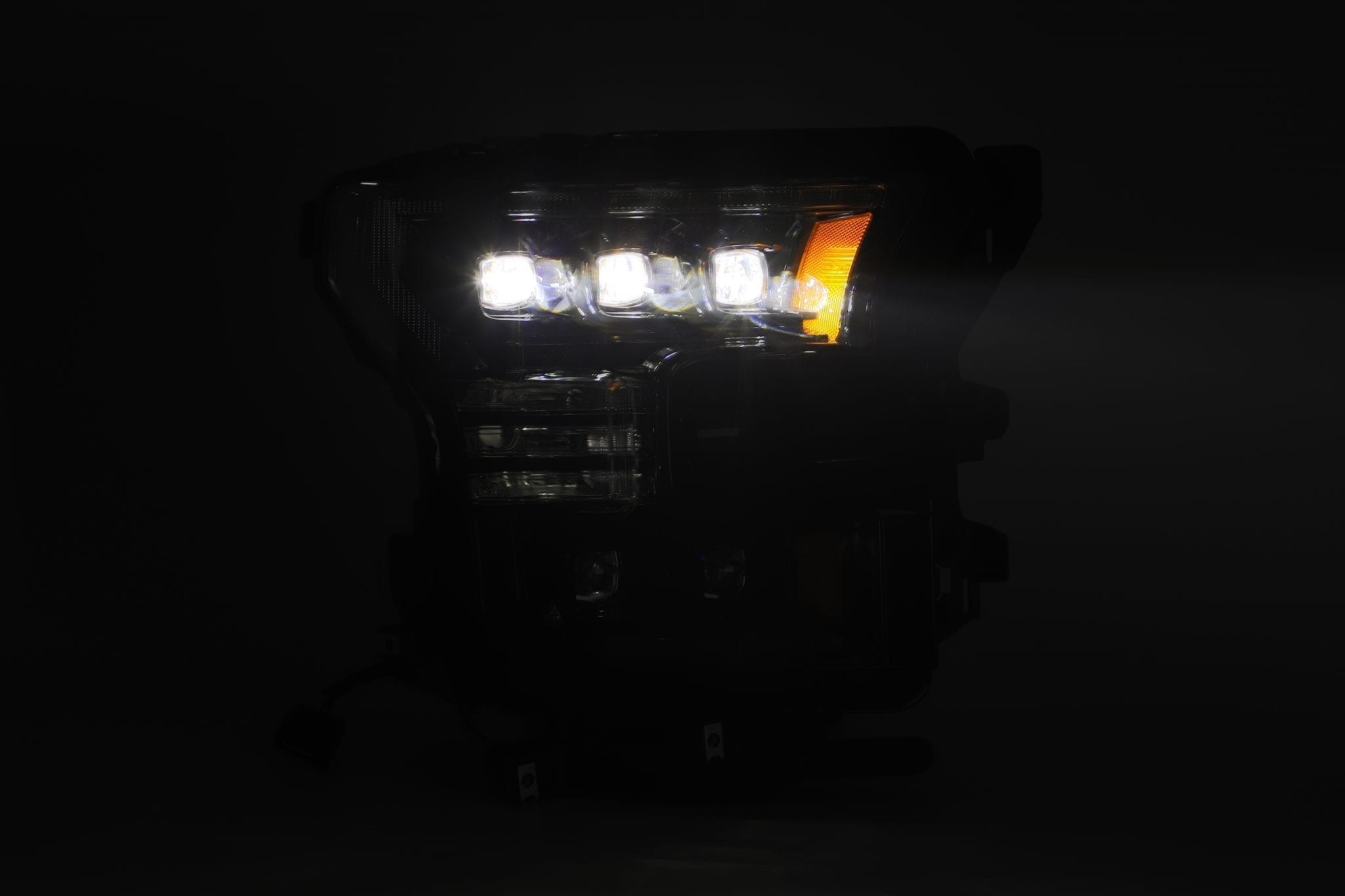 15-17 Ford F150 / 17-20 F150 Raptor NOVA-Series LED Projector Headlights Alpha-Black