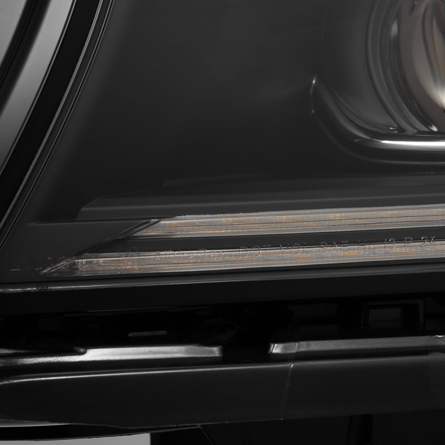 15-23 Dodge Charger LUXX-Series LED Projector Headlights Black