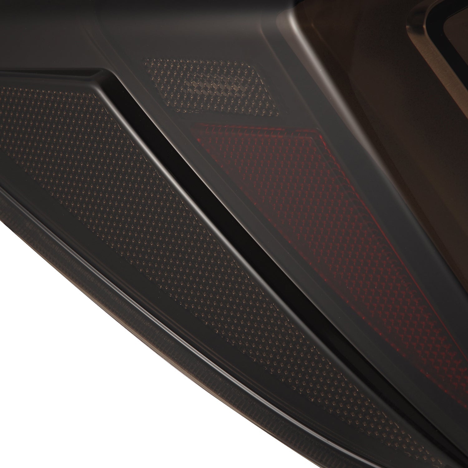 16-21 Honda Civic Hatchback NOVA-Series Prismatic LED Tail Lights Black Smoke