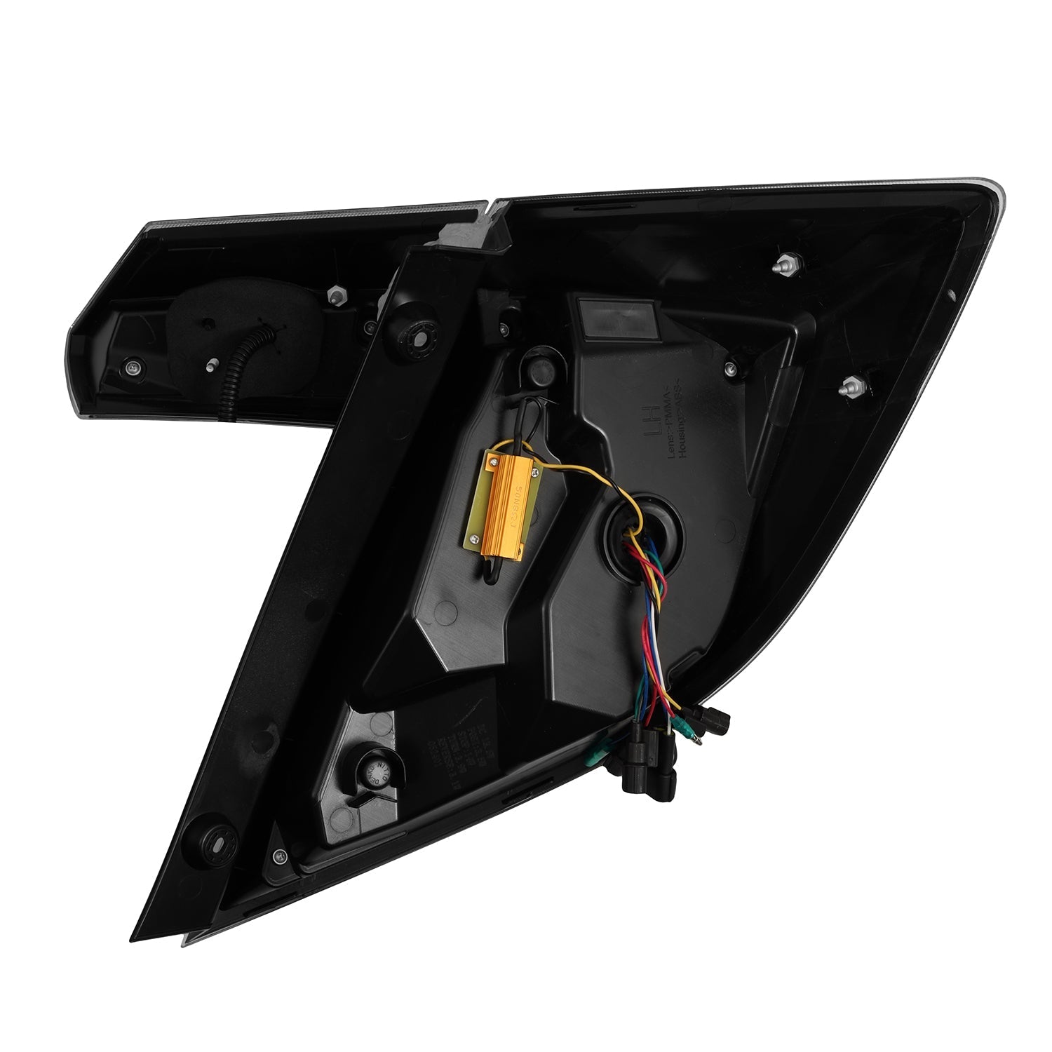 16-21 Honda Civic Hatchback NOVA-Series Prismatic LED Tail Lights Black Smoke