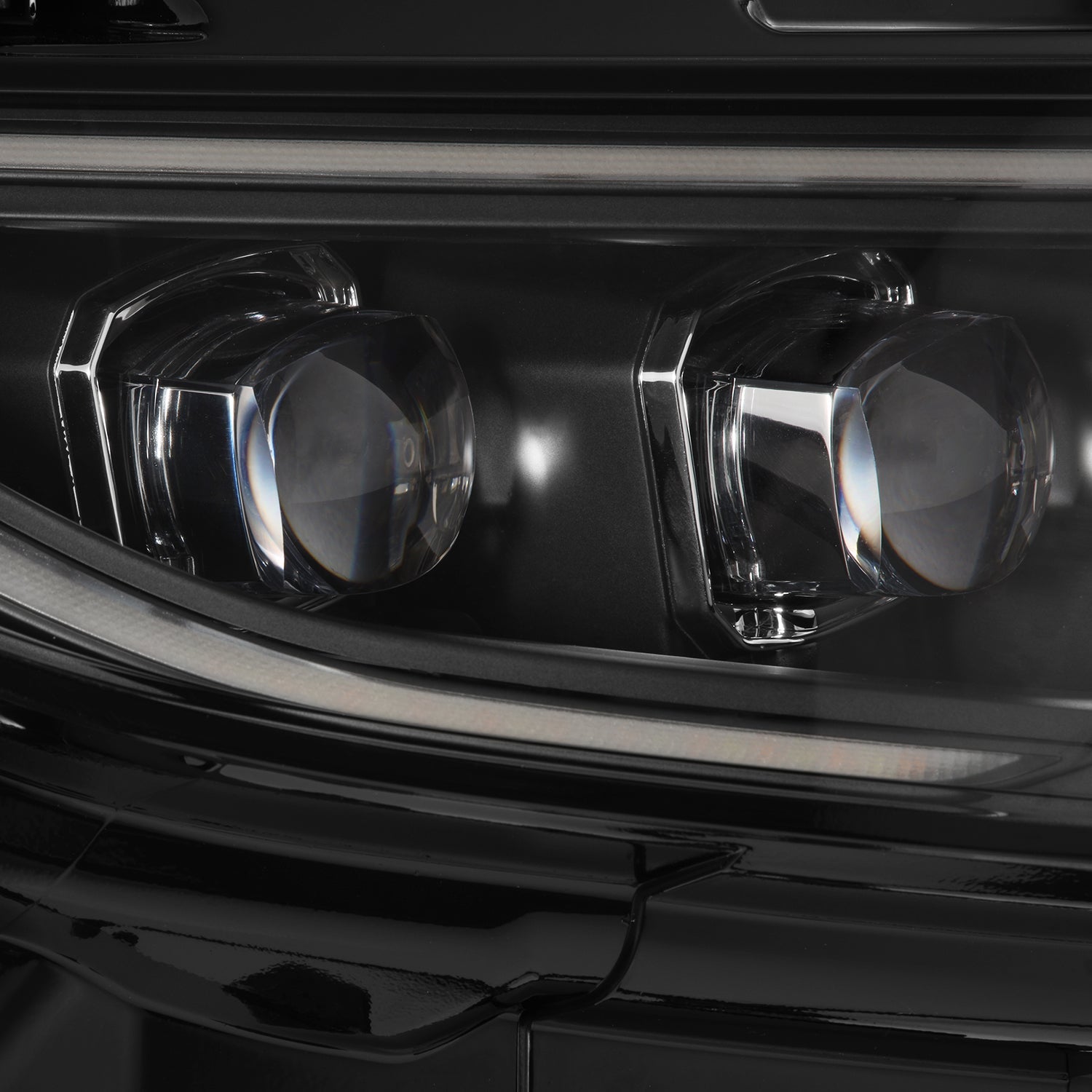 16-21 Honda Civic NOVA-Series LED Projector Headlights Black