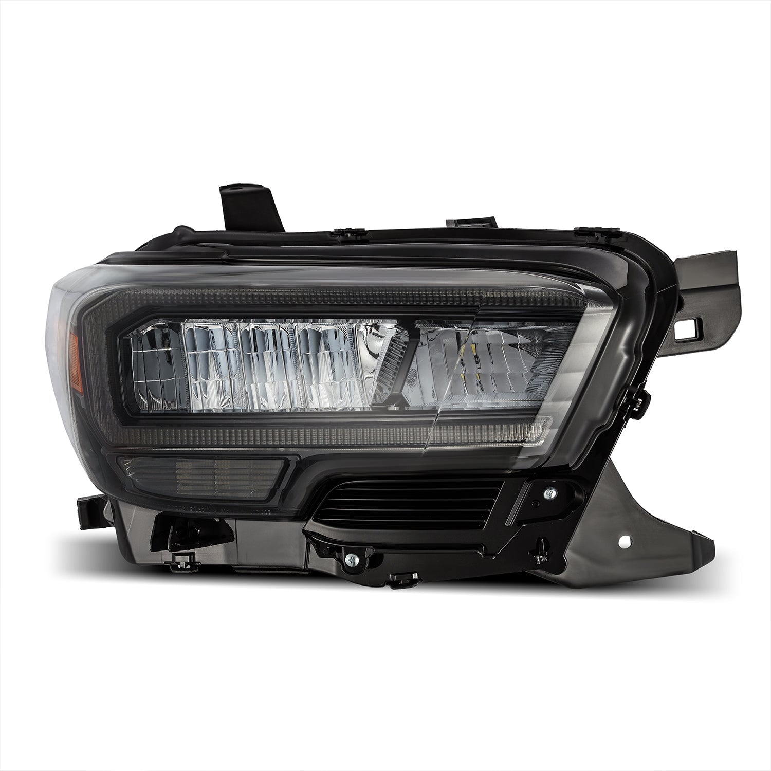 16-23 Toyota Tacoma LUXX-Series LED Crystal Headlights Alpha-Black