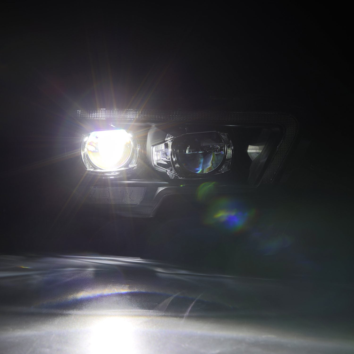 16-23 Toyota Tacoma MK II LUXX-Series LED Projector Headlights Alpha-Black