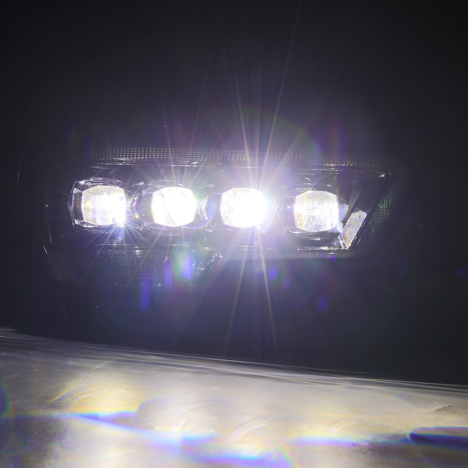 16-23 Toyota Tacoma MK II NOVA-Series LED Projector Headlights Alpha-Black