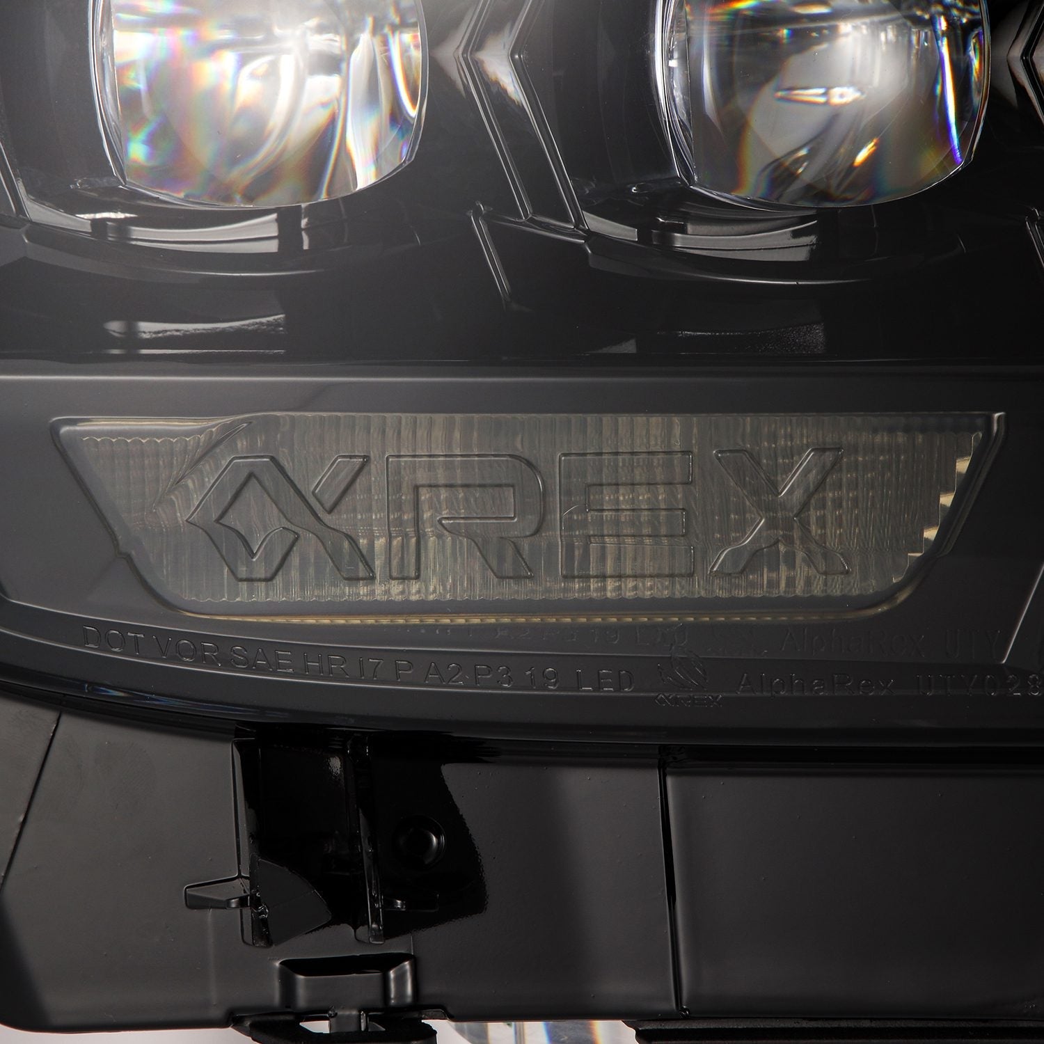 16-23 Toyota Tacoma MK II NOVA-Series LED Projector Headlights Alpha-Black