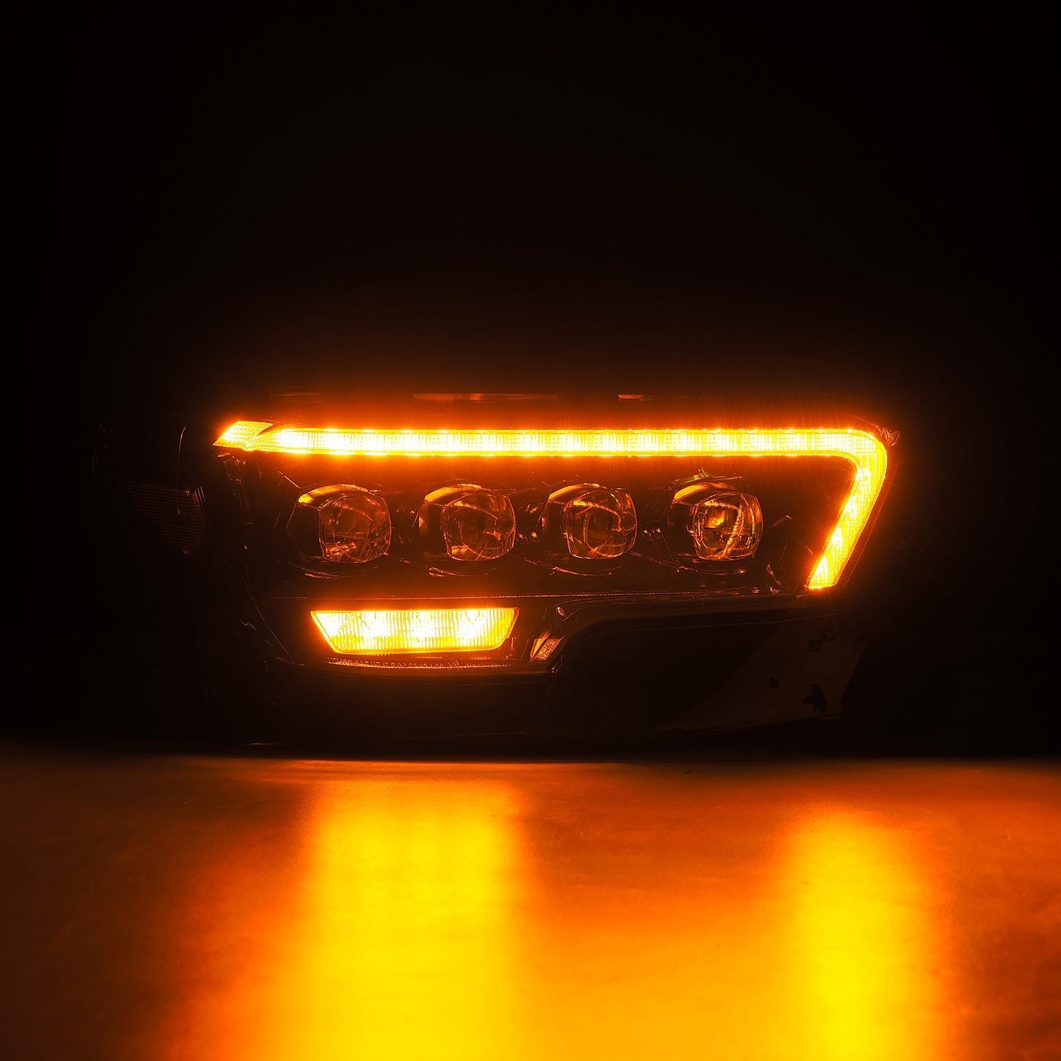 16-23 Toyota Tacoma MK II NOVA-Series LED Projector Headlights Alpha-Black