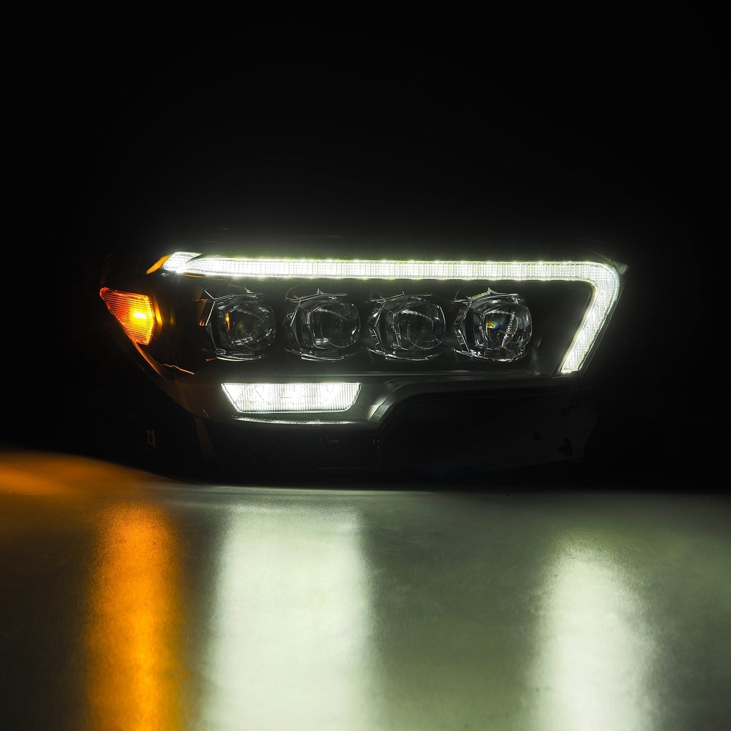 16-23 Toyota Tacoma MK II NOVA-Series LED Projector Headlights Black