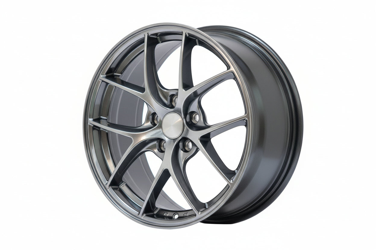 WWC 507 | 5-Split-Spoke Flow-Form Wheel – Silver
