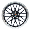 WWC 506 | LeMans Split-Spoke Flow-Form Wheel – Black Machine Lip