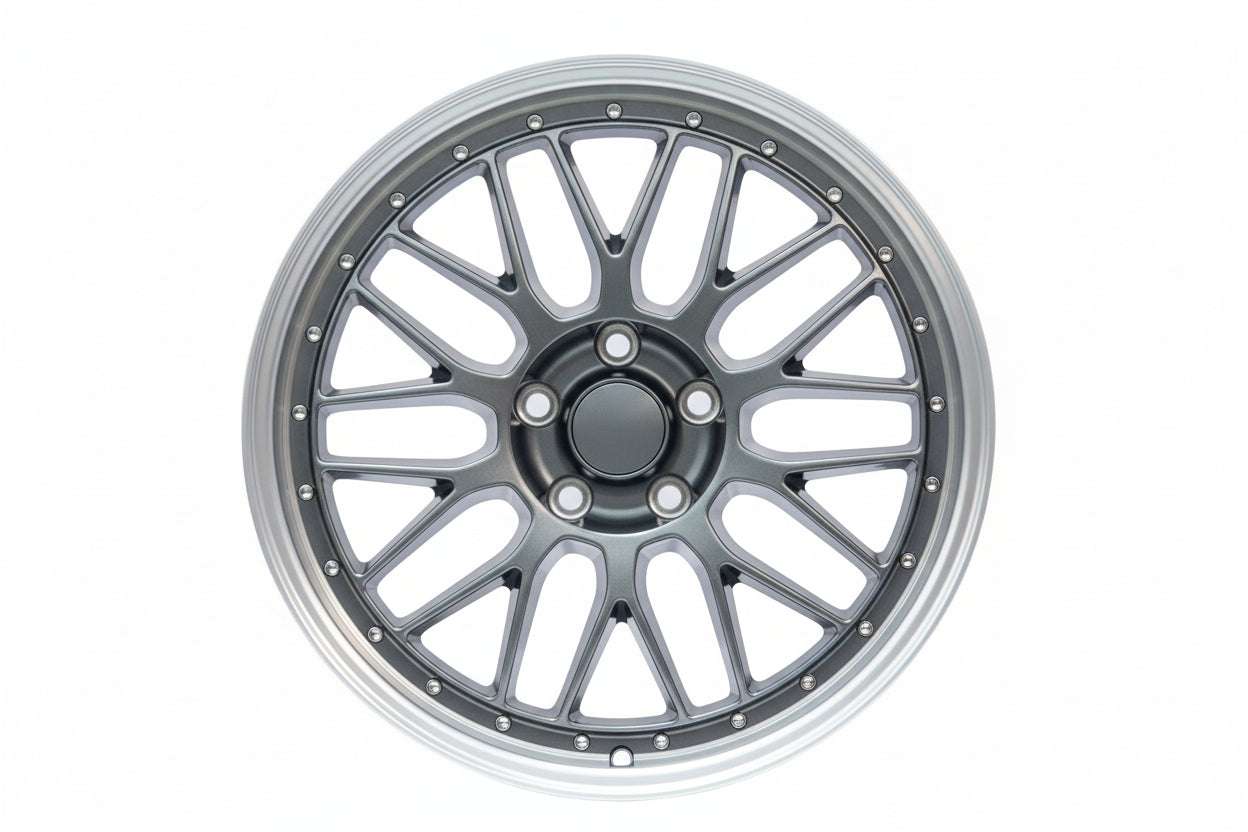 WWC 506 | LeMans Split-Spoke Flow-Form Wheel – Hyper Black Machine Lip