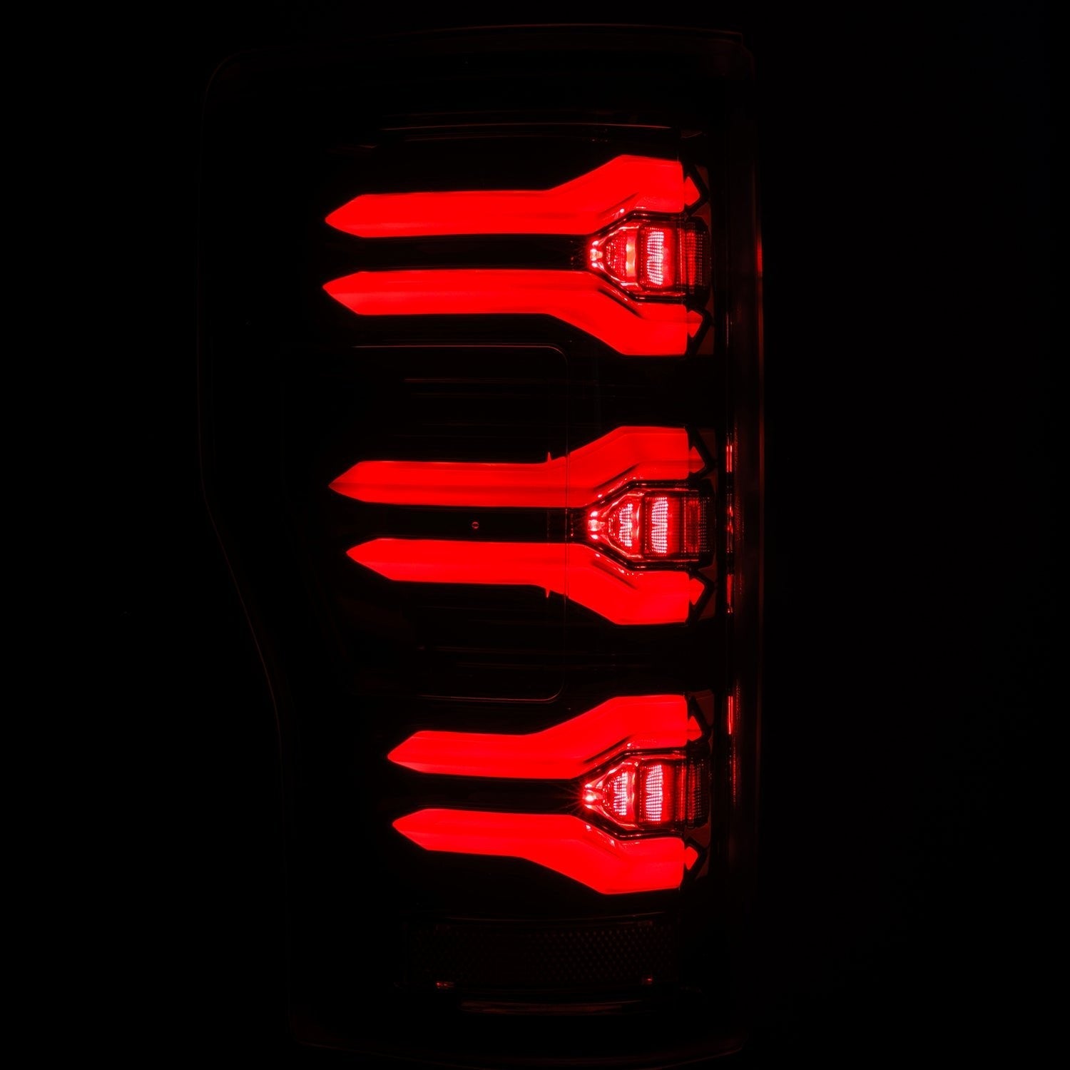 17-22 Ford Super Duty LUXX-Series LED Tail Lights Alpha-Black