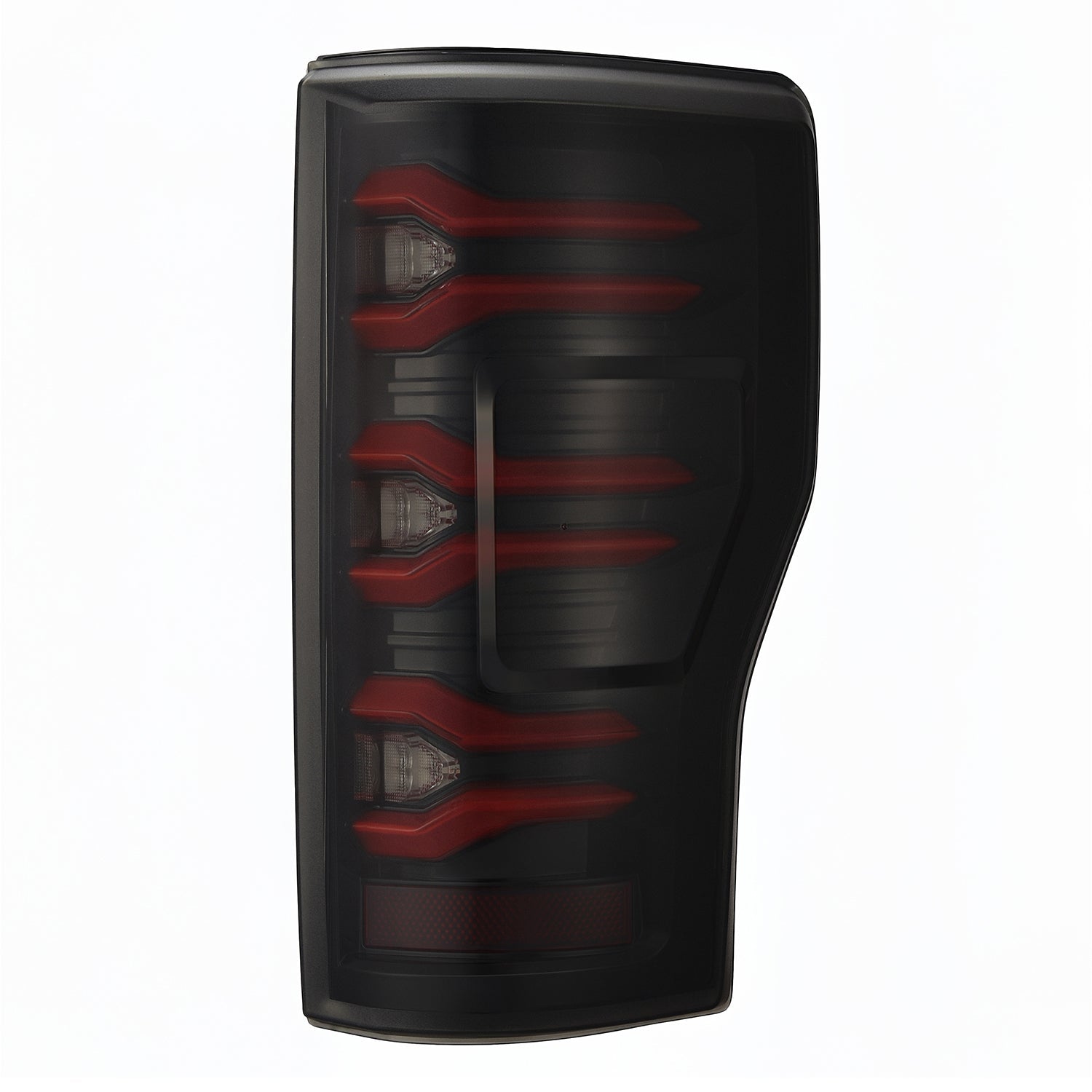 17-22 Ford Super Duty LUXX-Series LED Tail Lights Black-Red