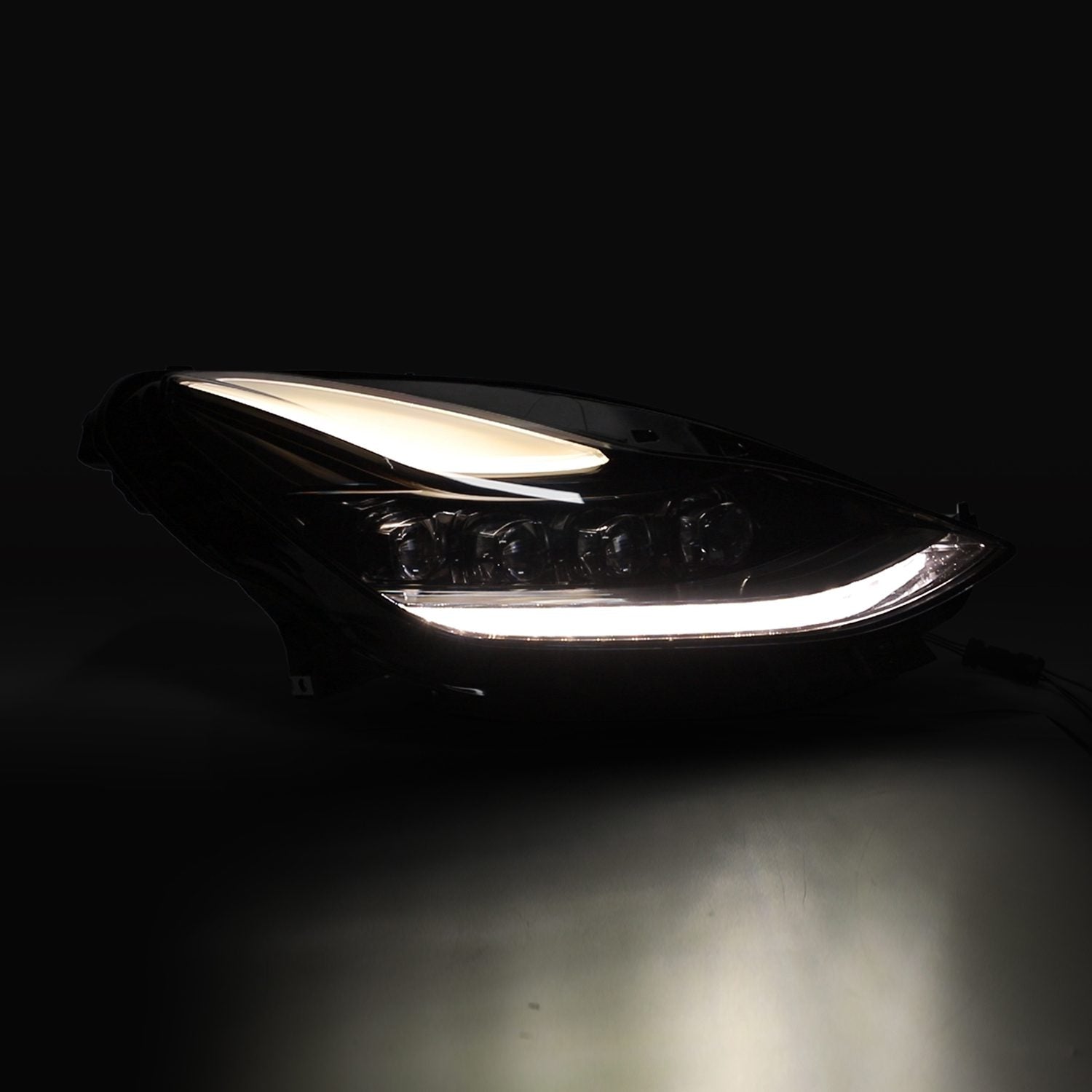 17-23 Tesla Model 3 / 20-24 Model Y NOVA-Series LED Projector Headlights Black